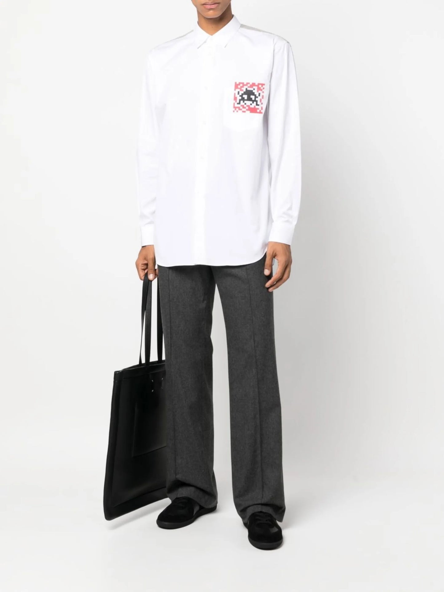 Space Invaders tailored shirt