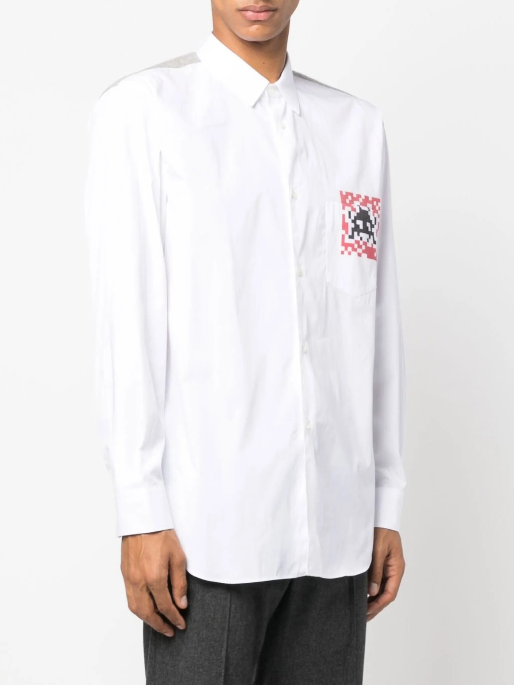 Space Invaders tailored shirt