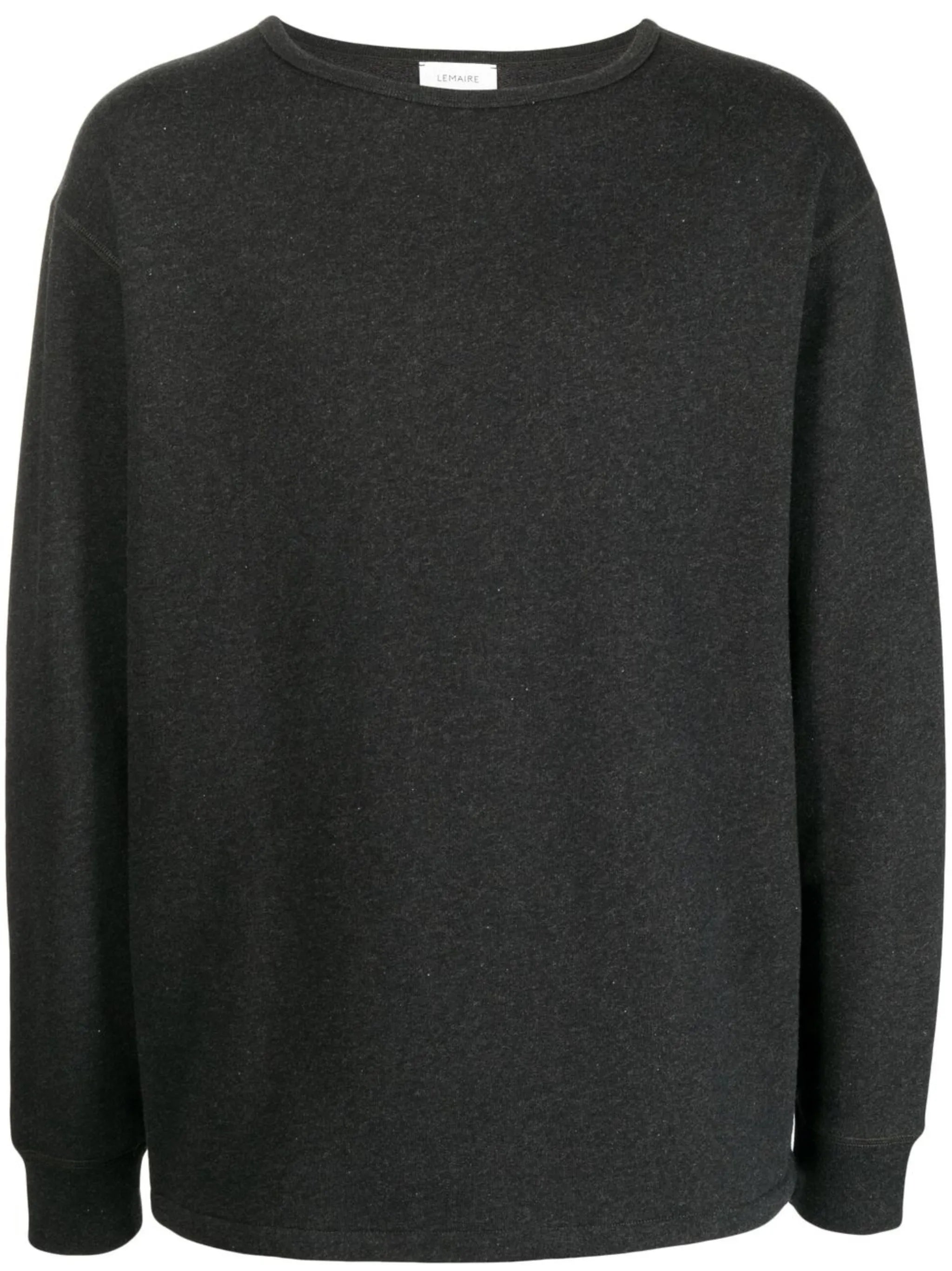 jersey-knit long-sleeved sweater