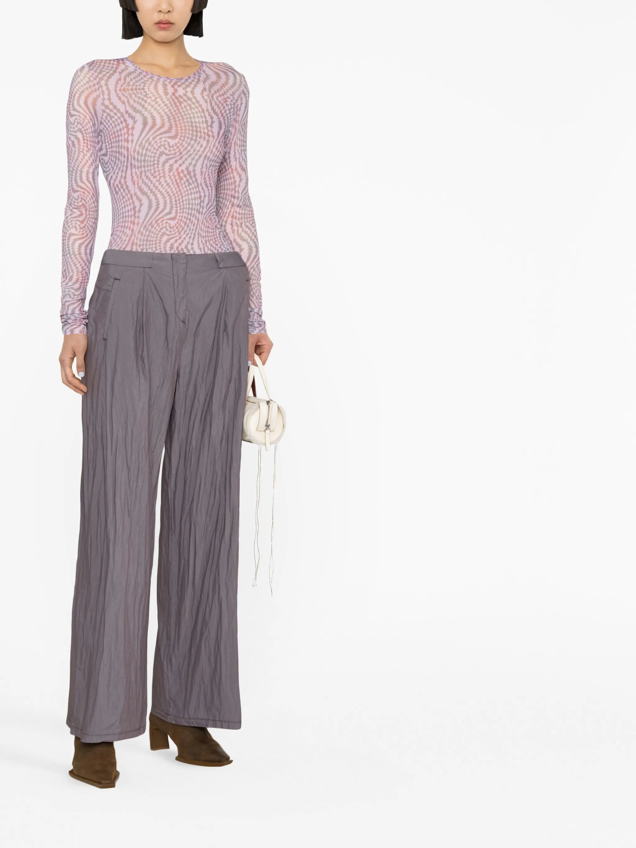 Serene crinkled trousers