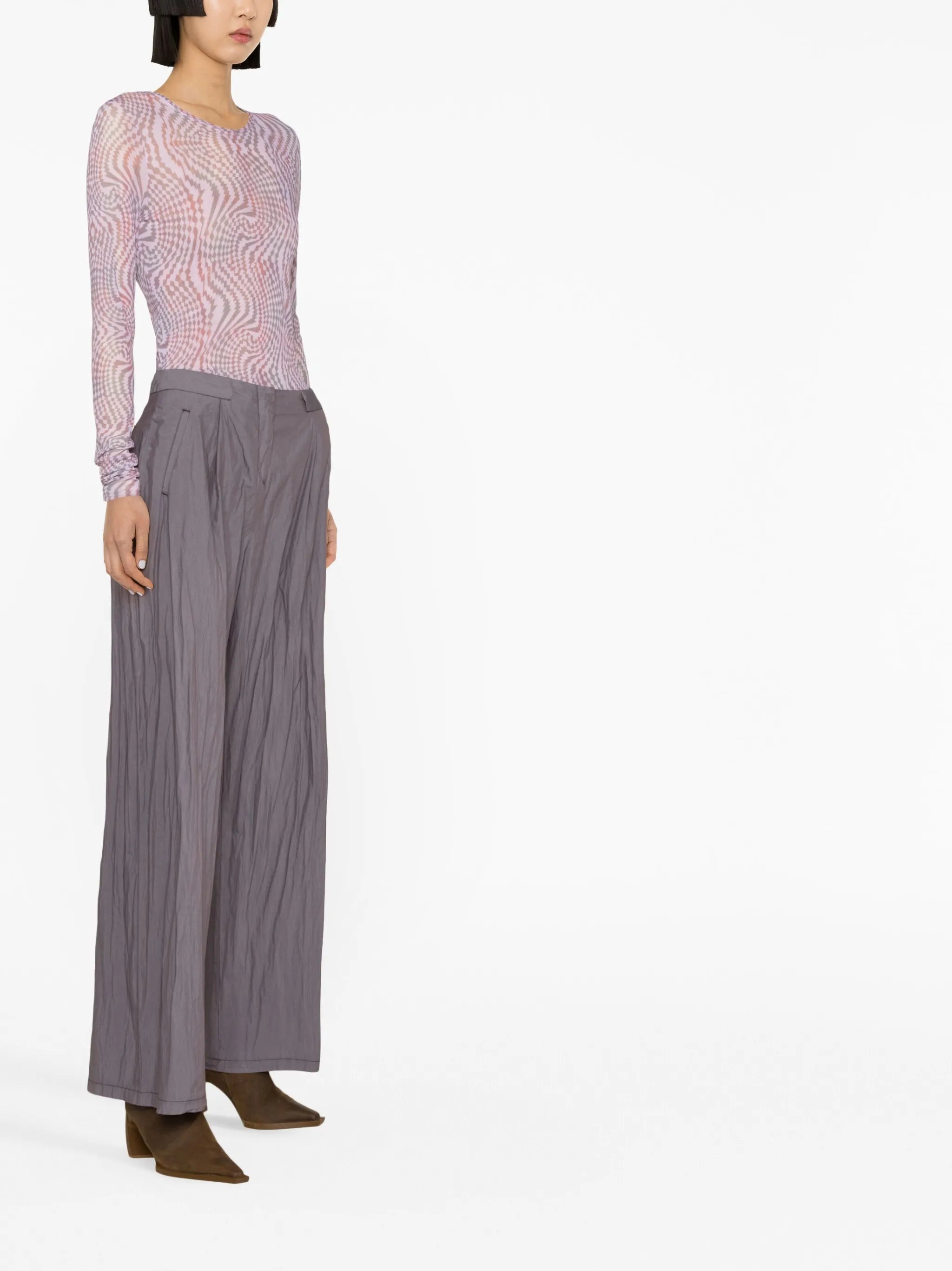 Serene crinkled trousers