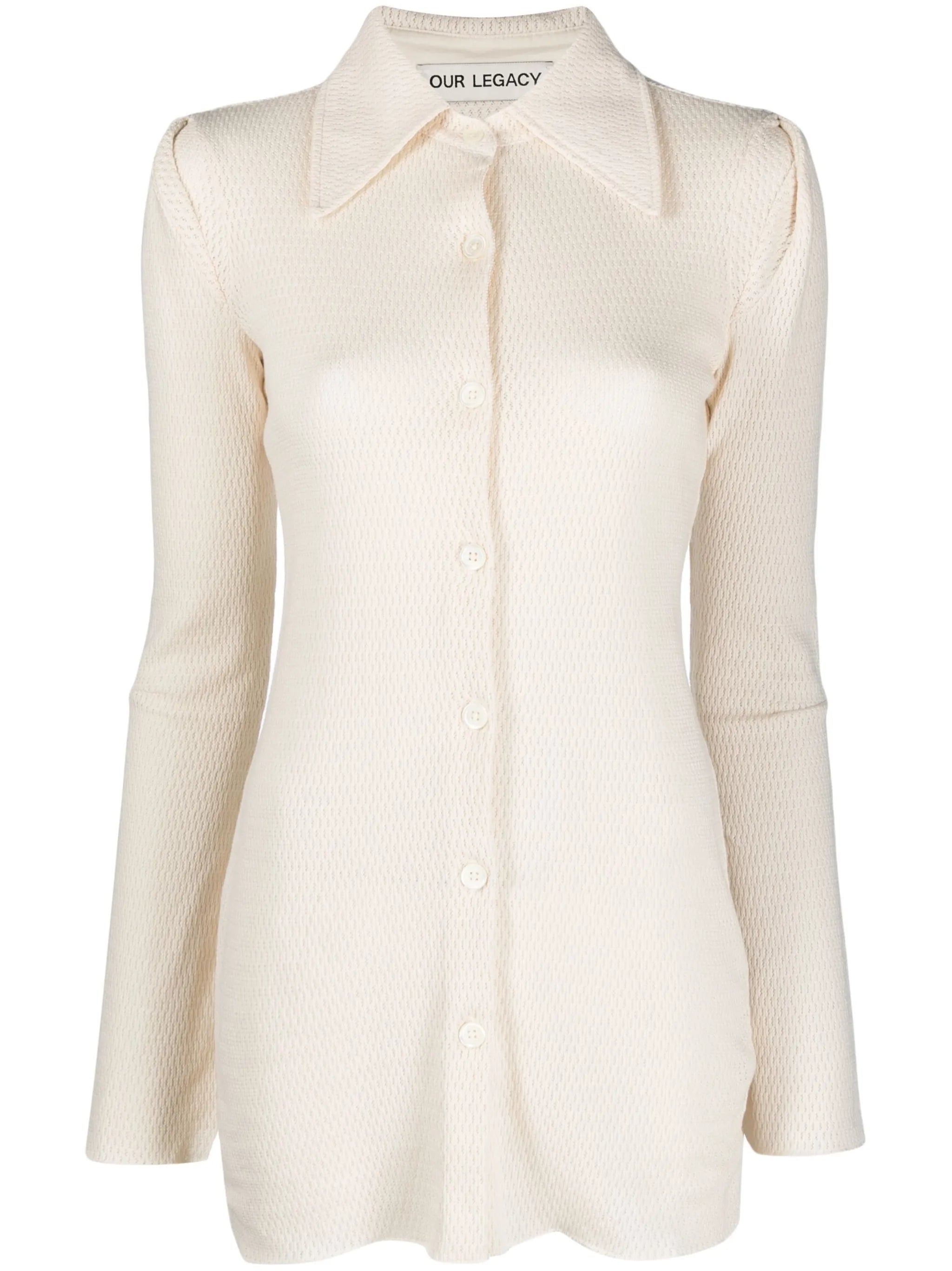 Hollow knitted shirt