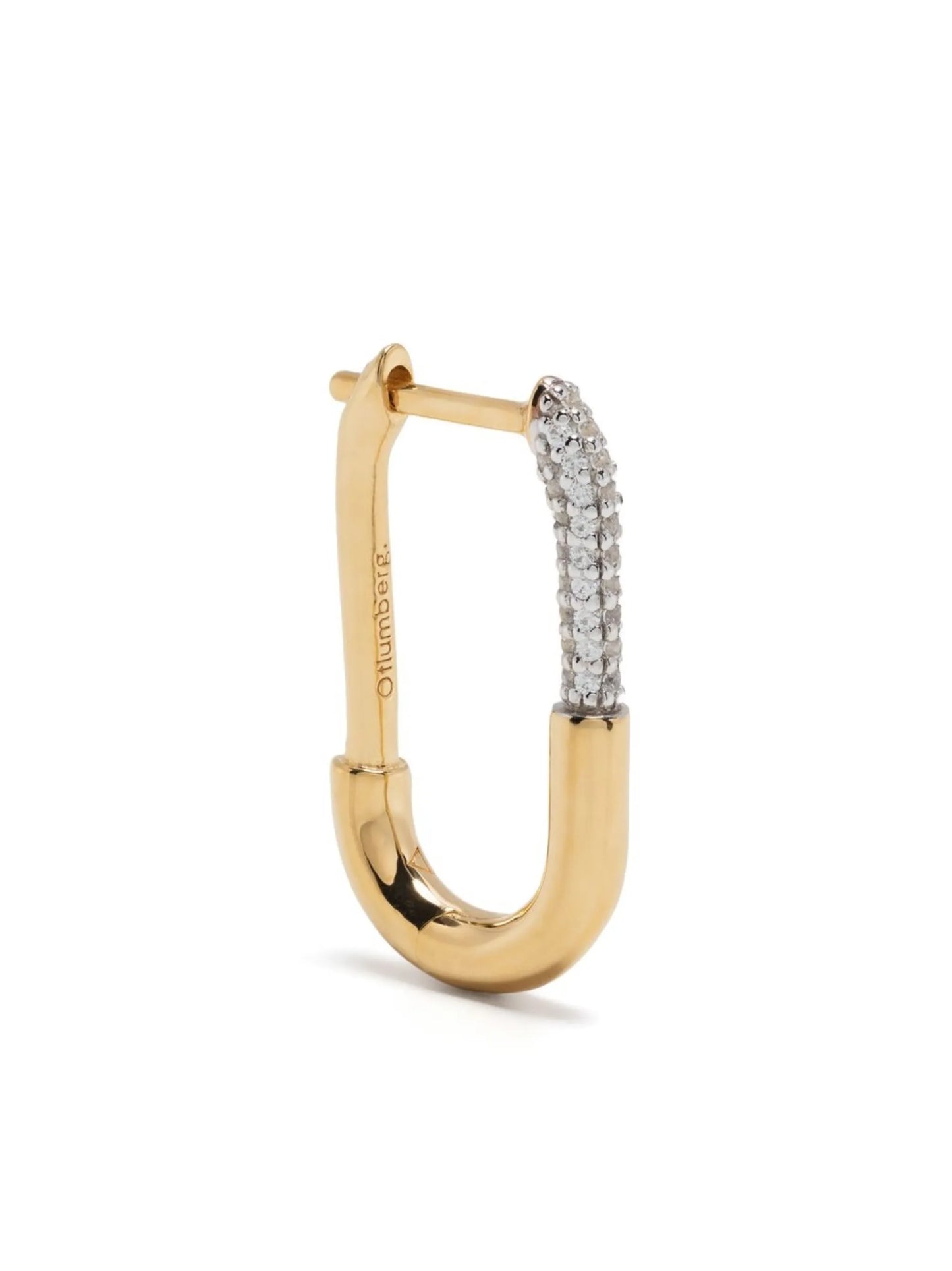 large Staple hoop earring