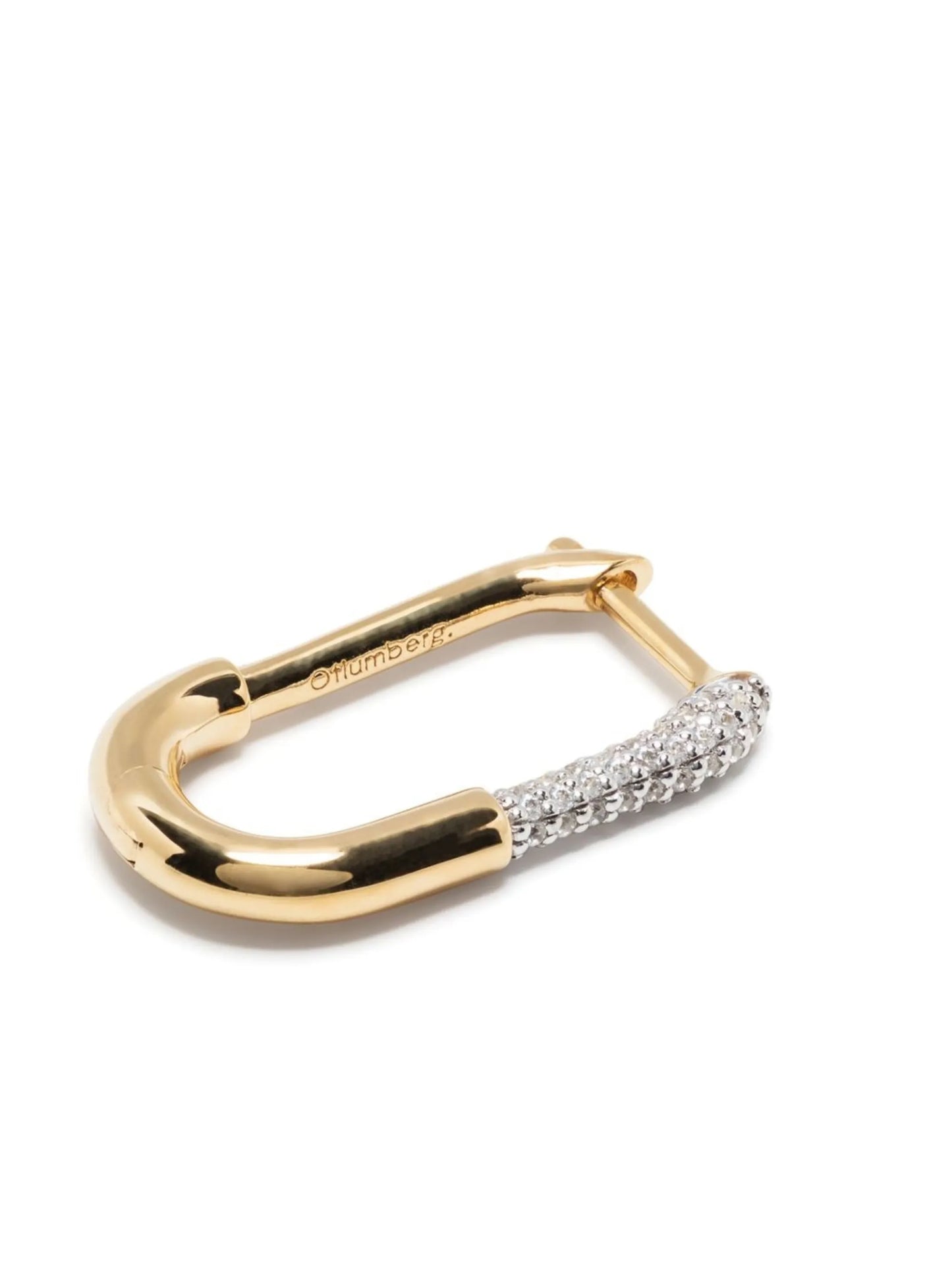 large Staple hoop earring
