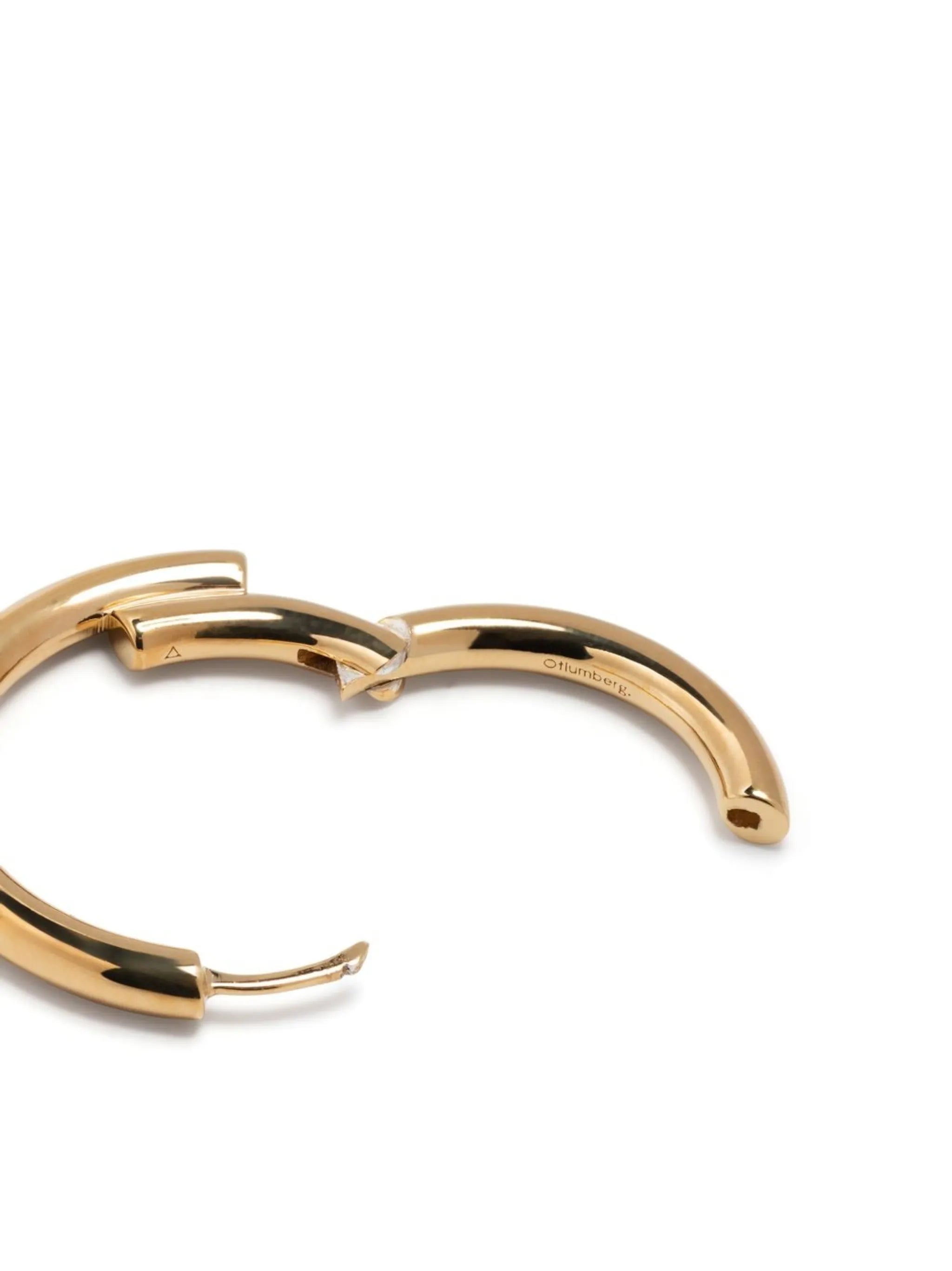 Chaos hoop earrings