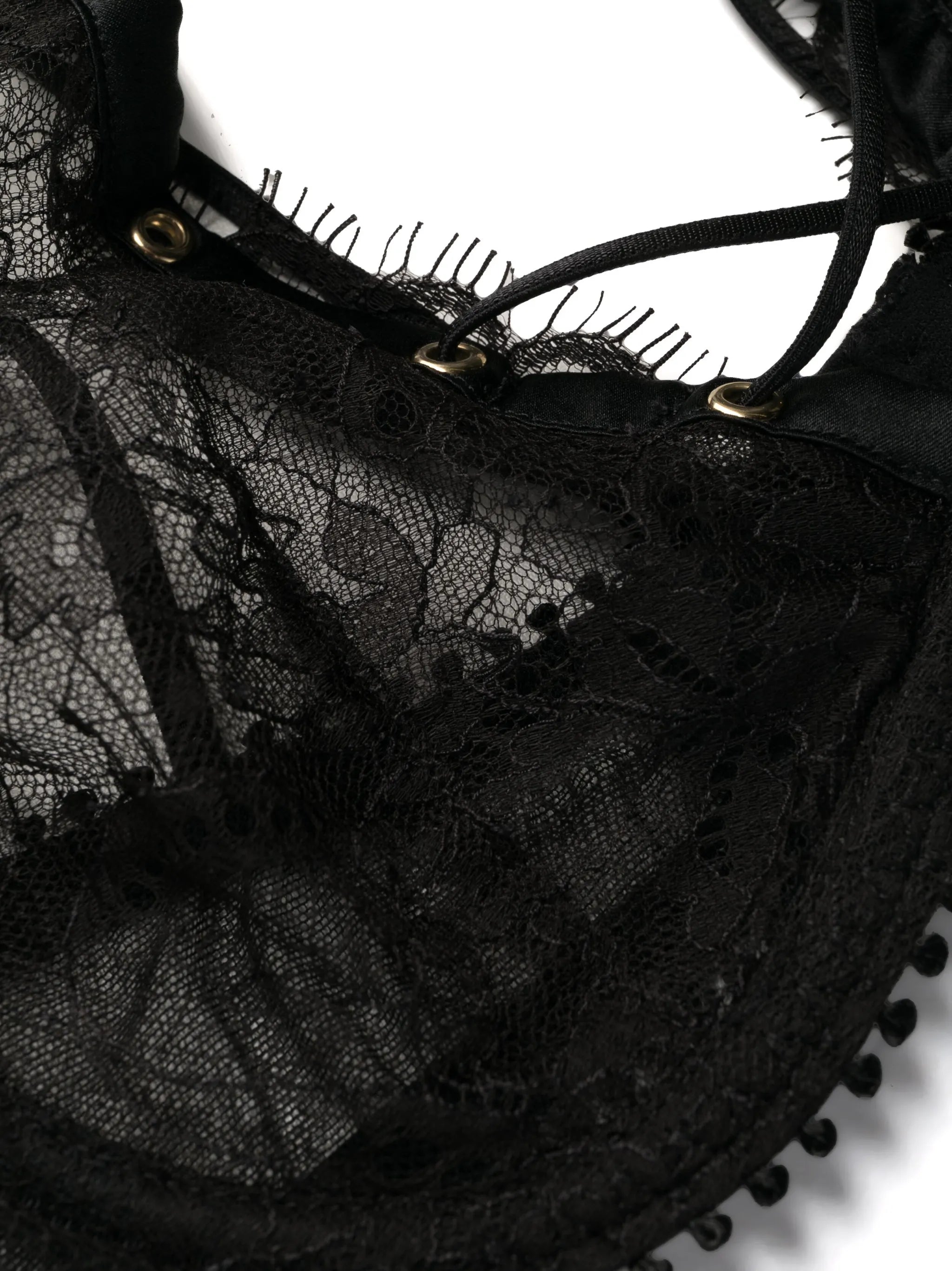 Vallentina high-neck underwired bra