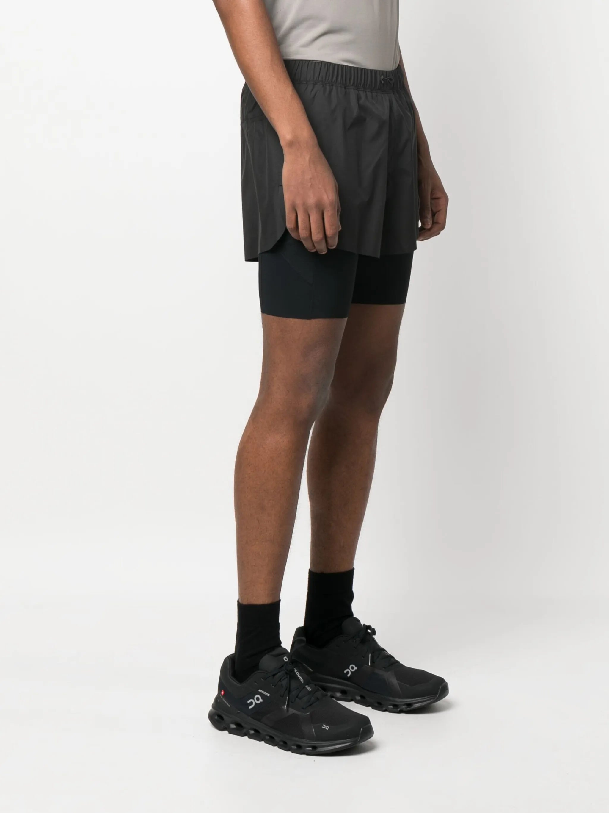 logo-print running-shorts