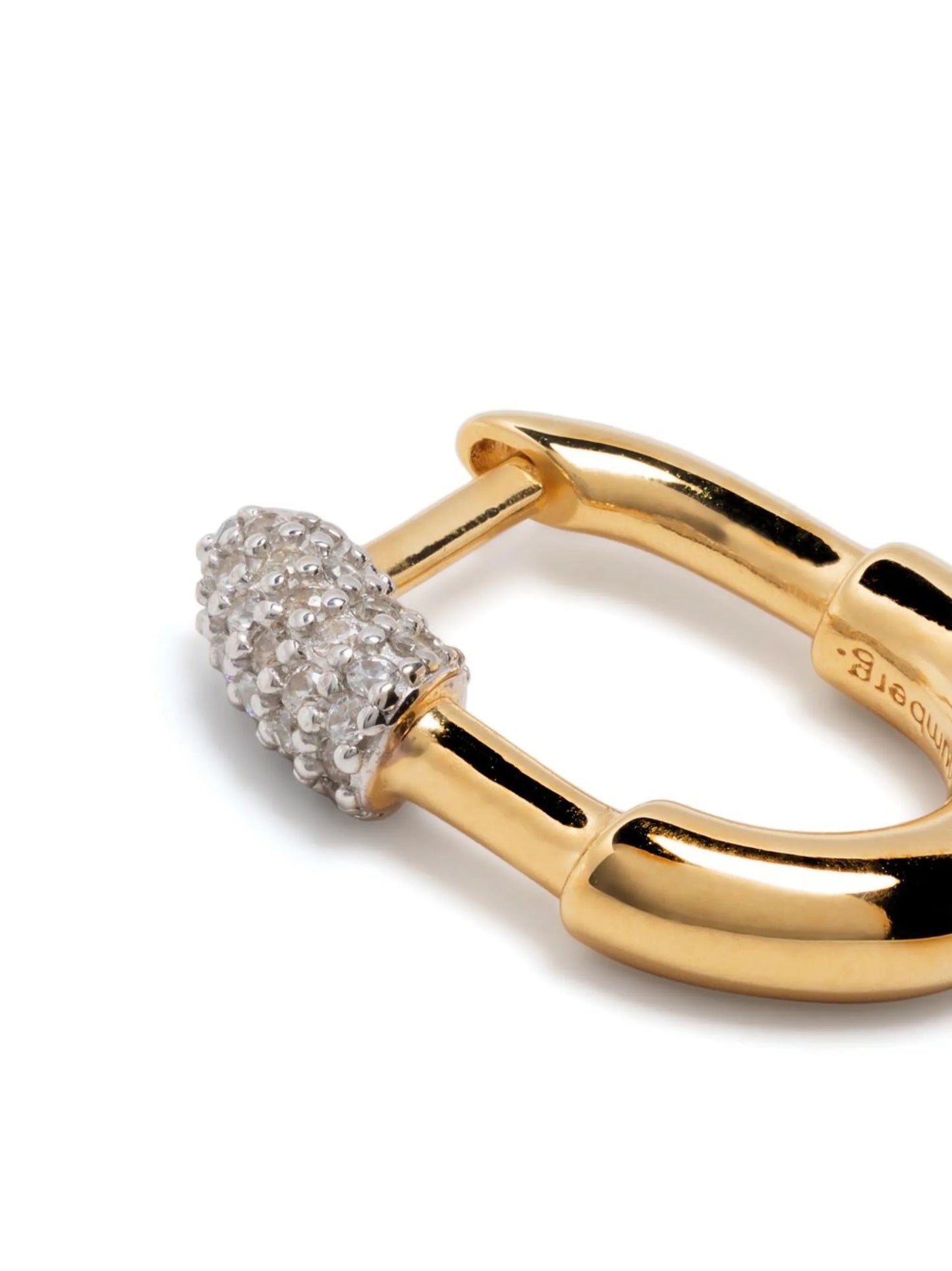 small Staple hoop earring