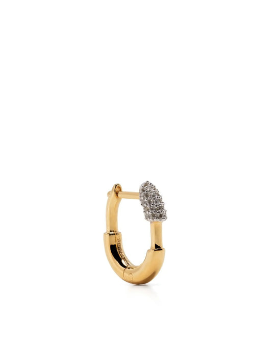 small Staple hoop earring