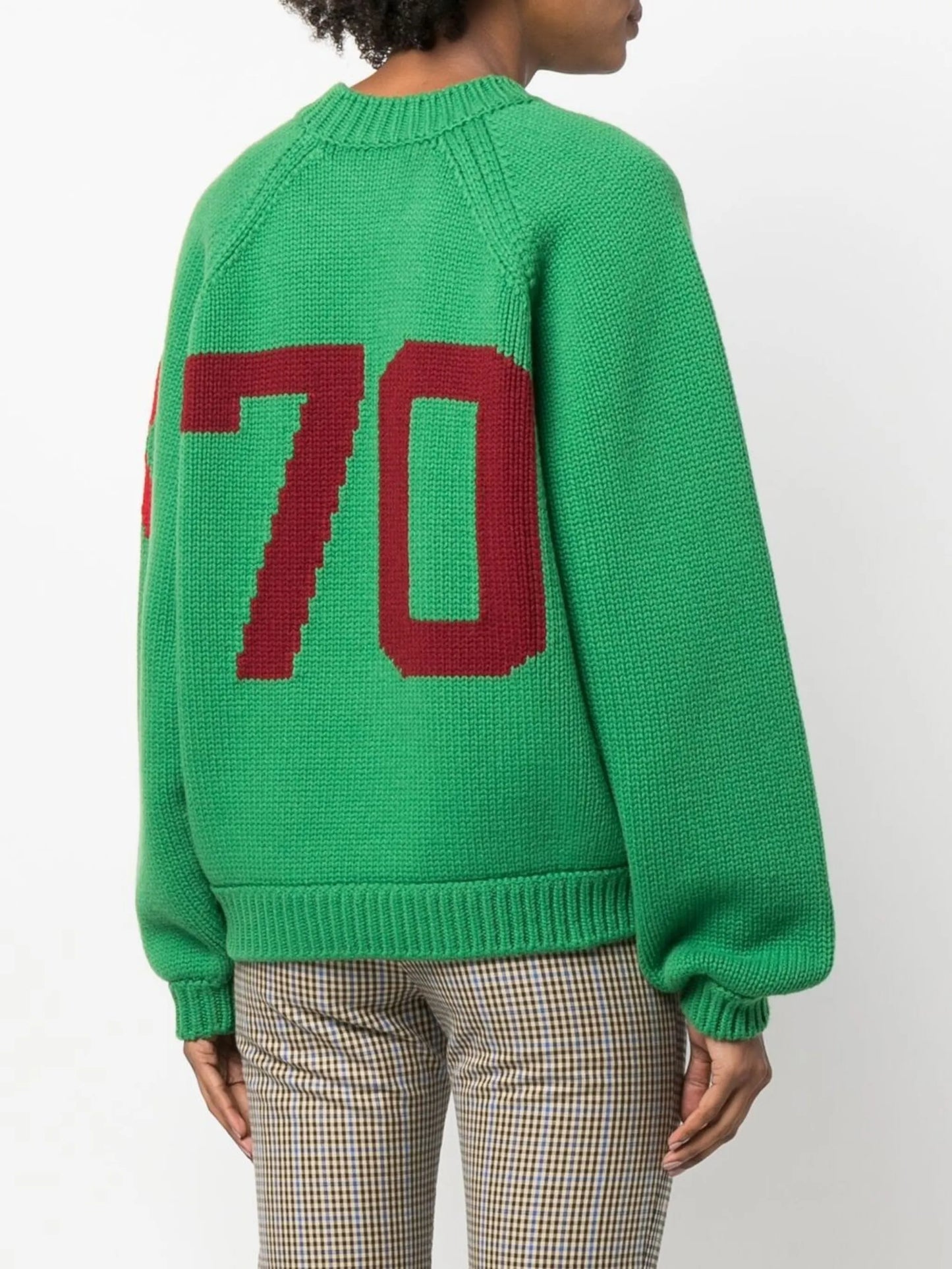 Boke Flower motif embroidered sweater