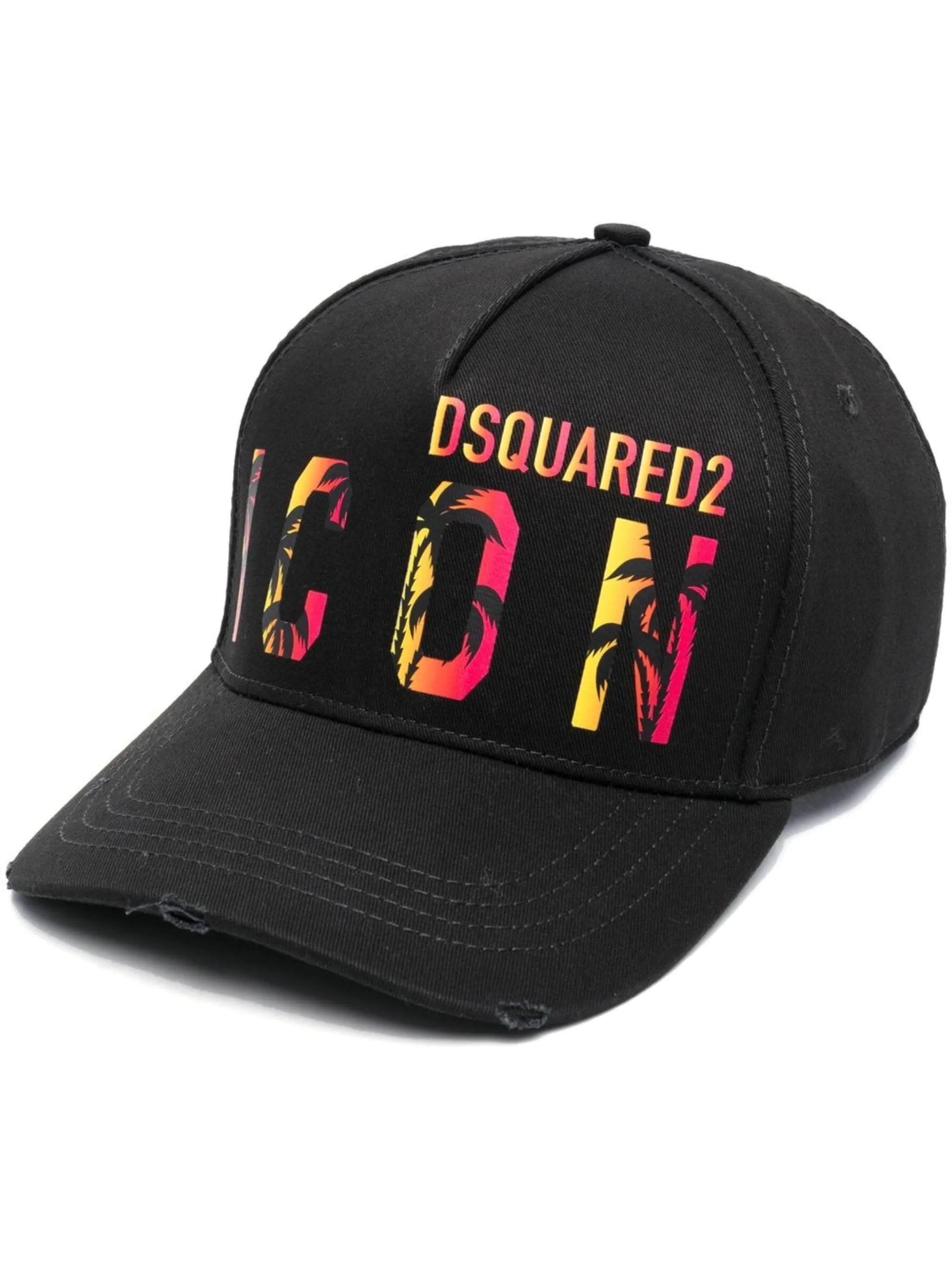 logo-print baseball cap