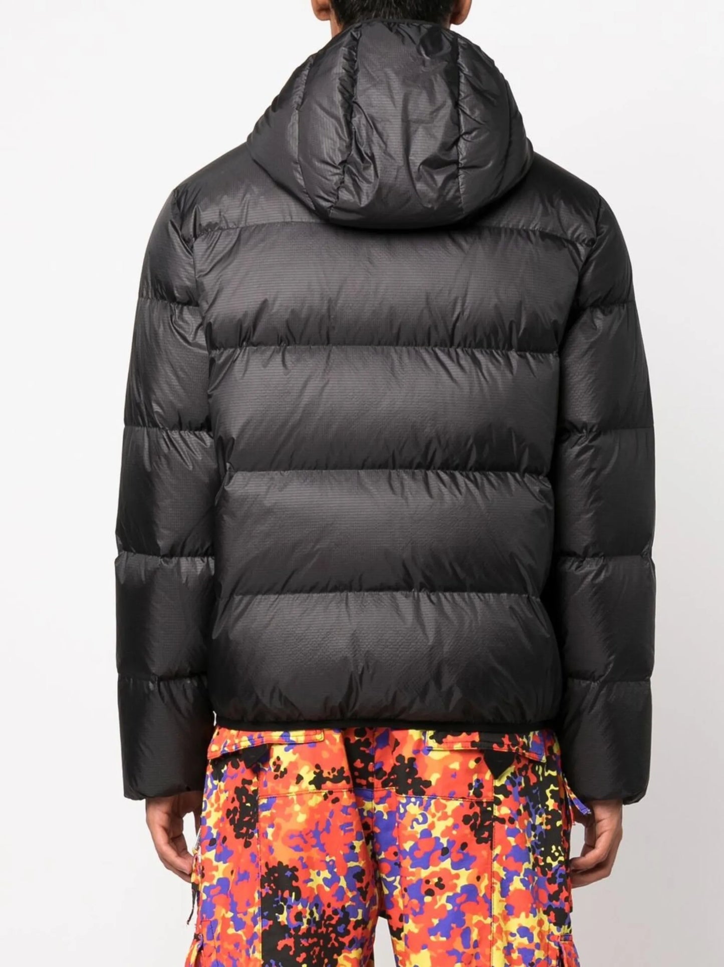 logo-print padded jacket