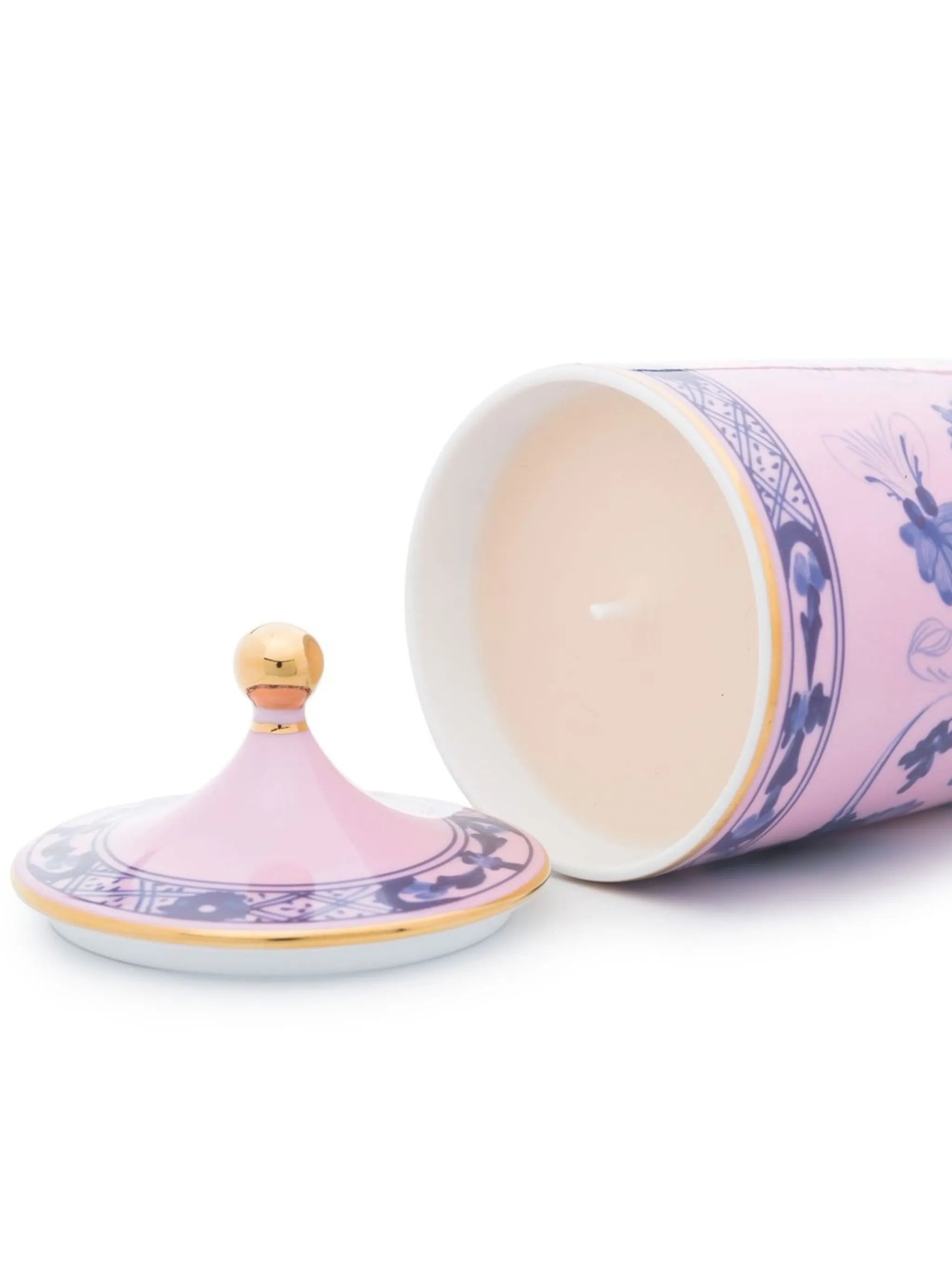 Ginori 1735 Oriente floral-print candle