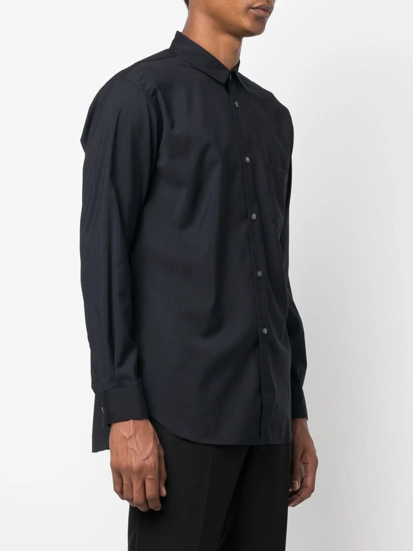 button-down fitted shirt