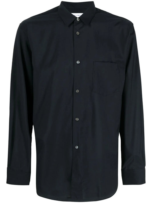 button-down fitted shirt