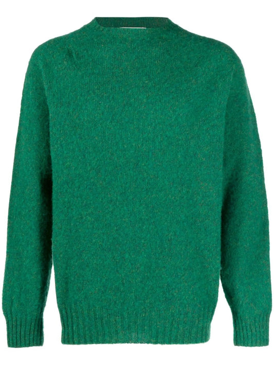 crew neck wool jumper