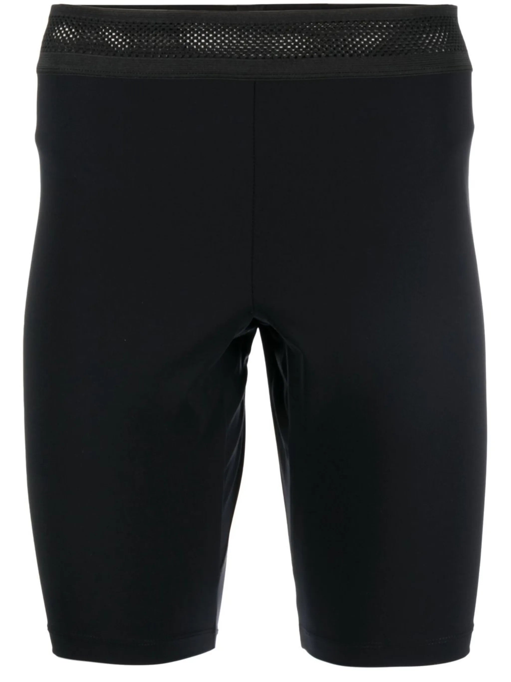 logo-print cycling short