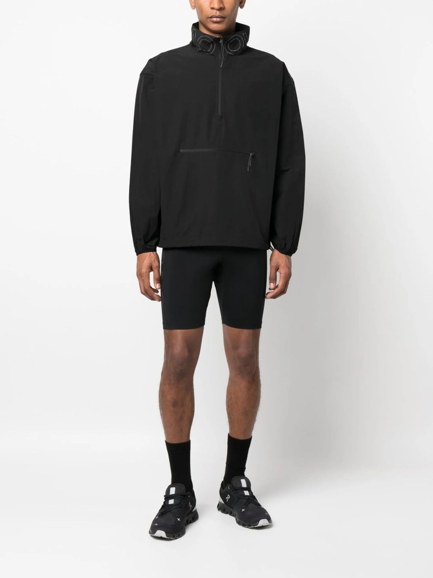 Pop Over logo-print jacket
