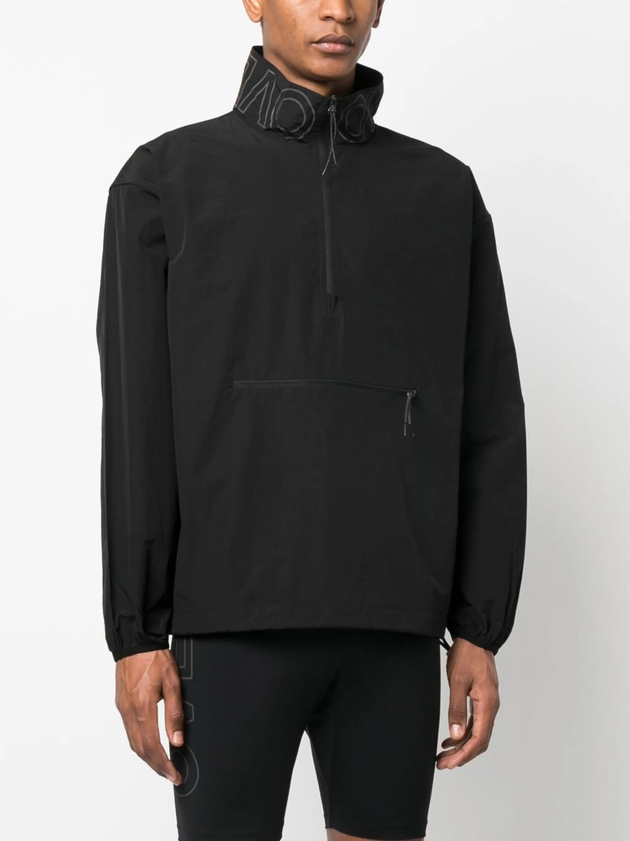 Pop Over logo-print jacket