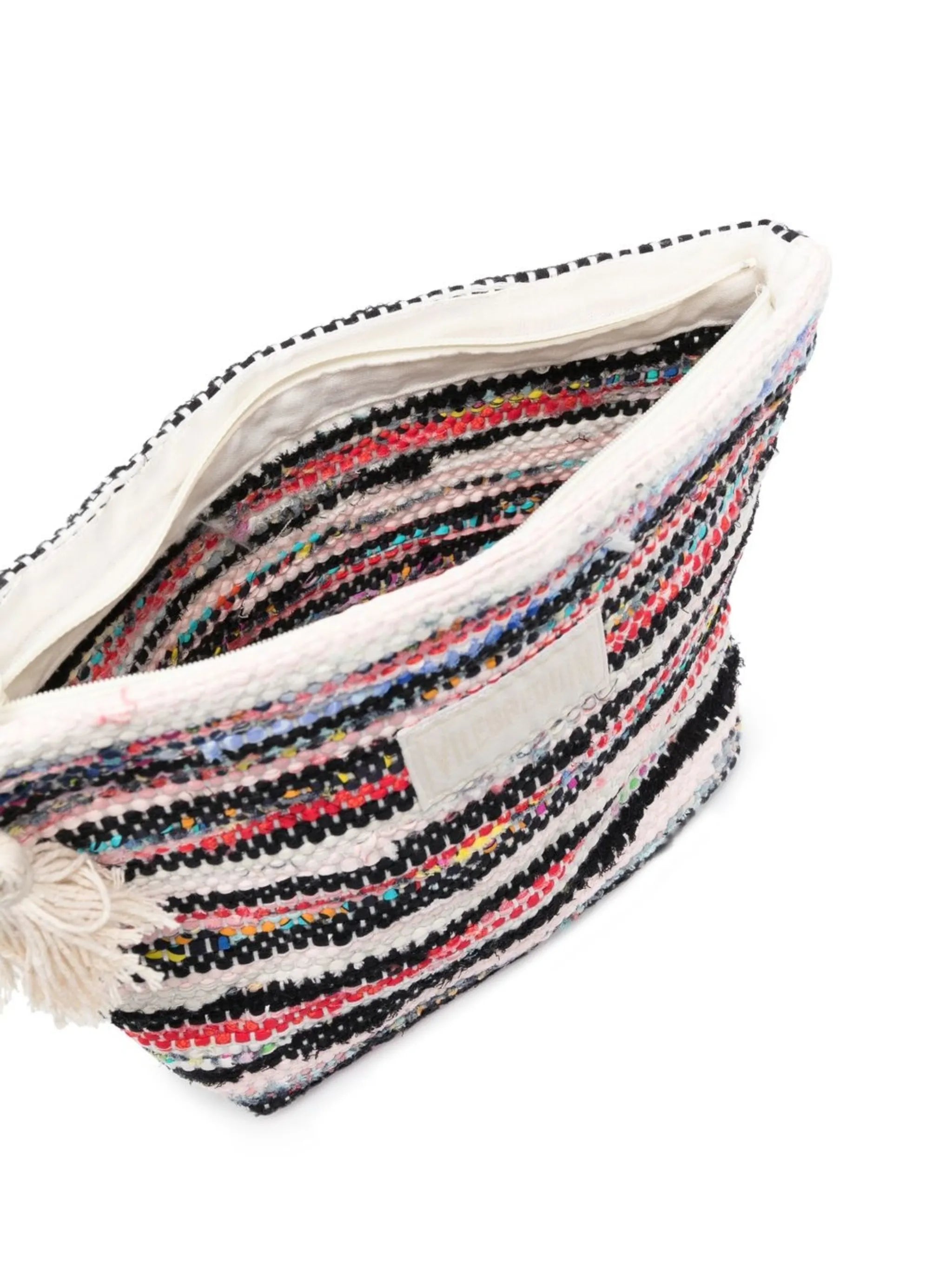 interwoven bamboo wash bag