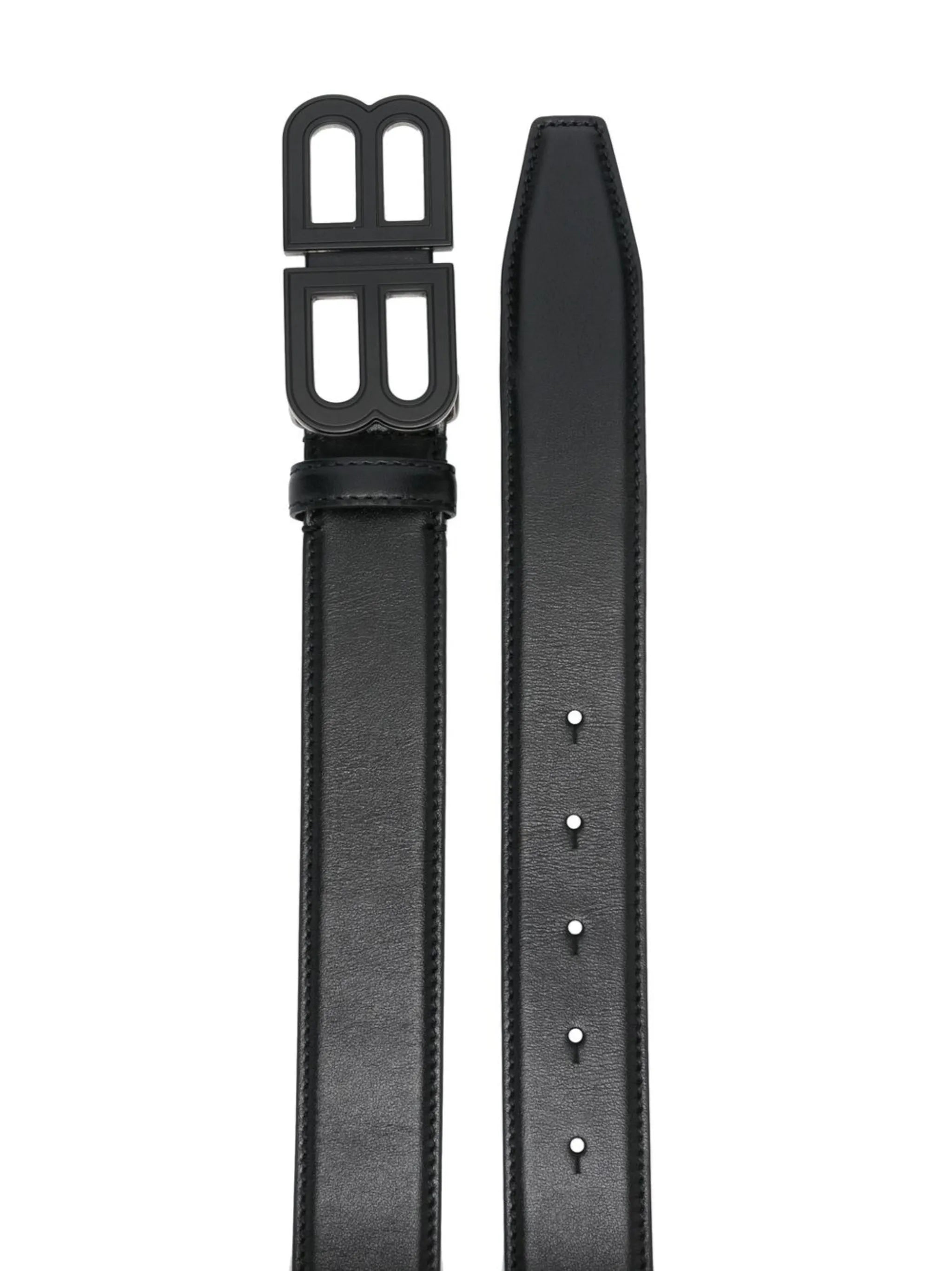 BB logo buckle belt