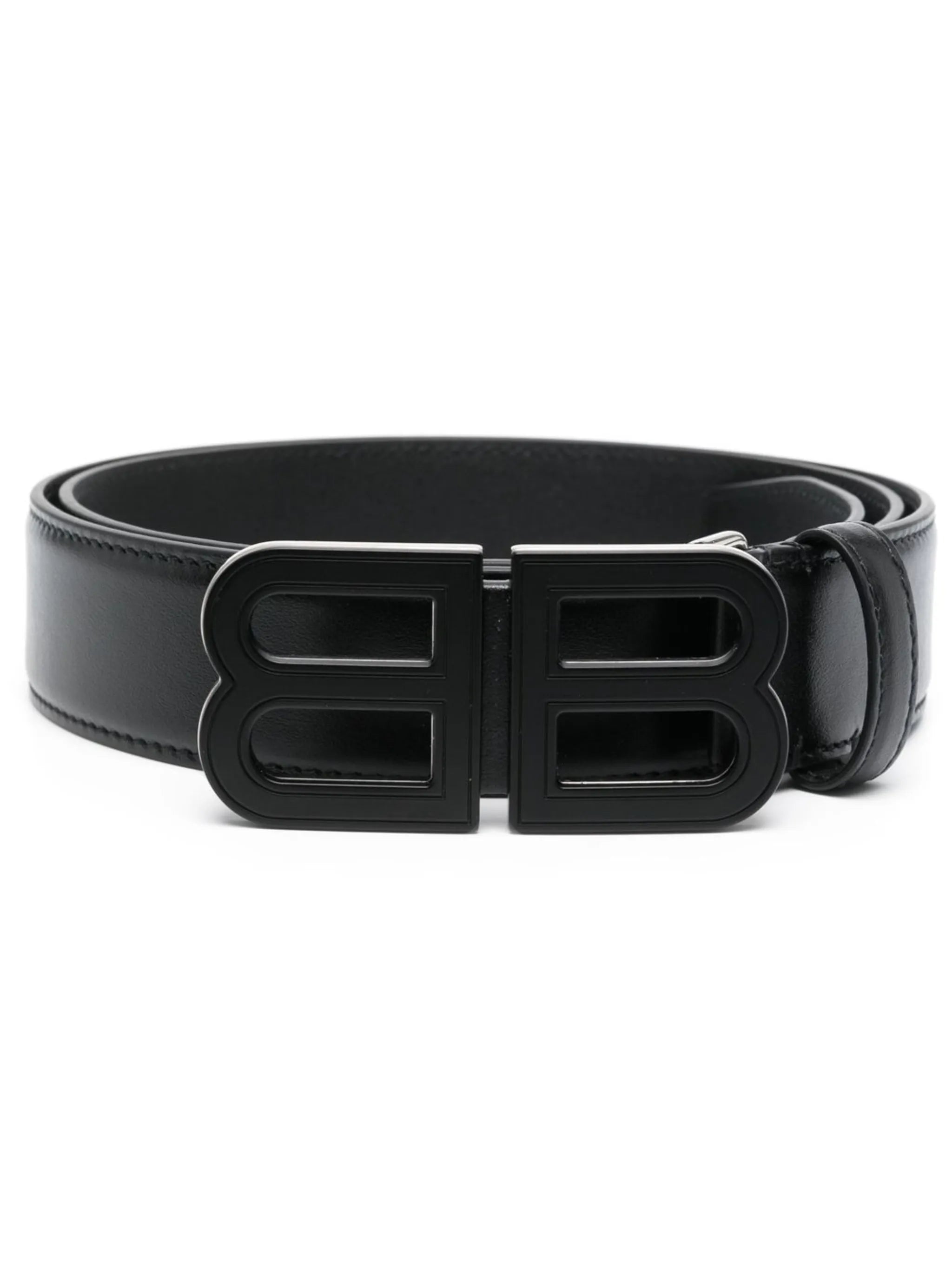 BB logo buckle belt
