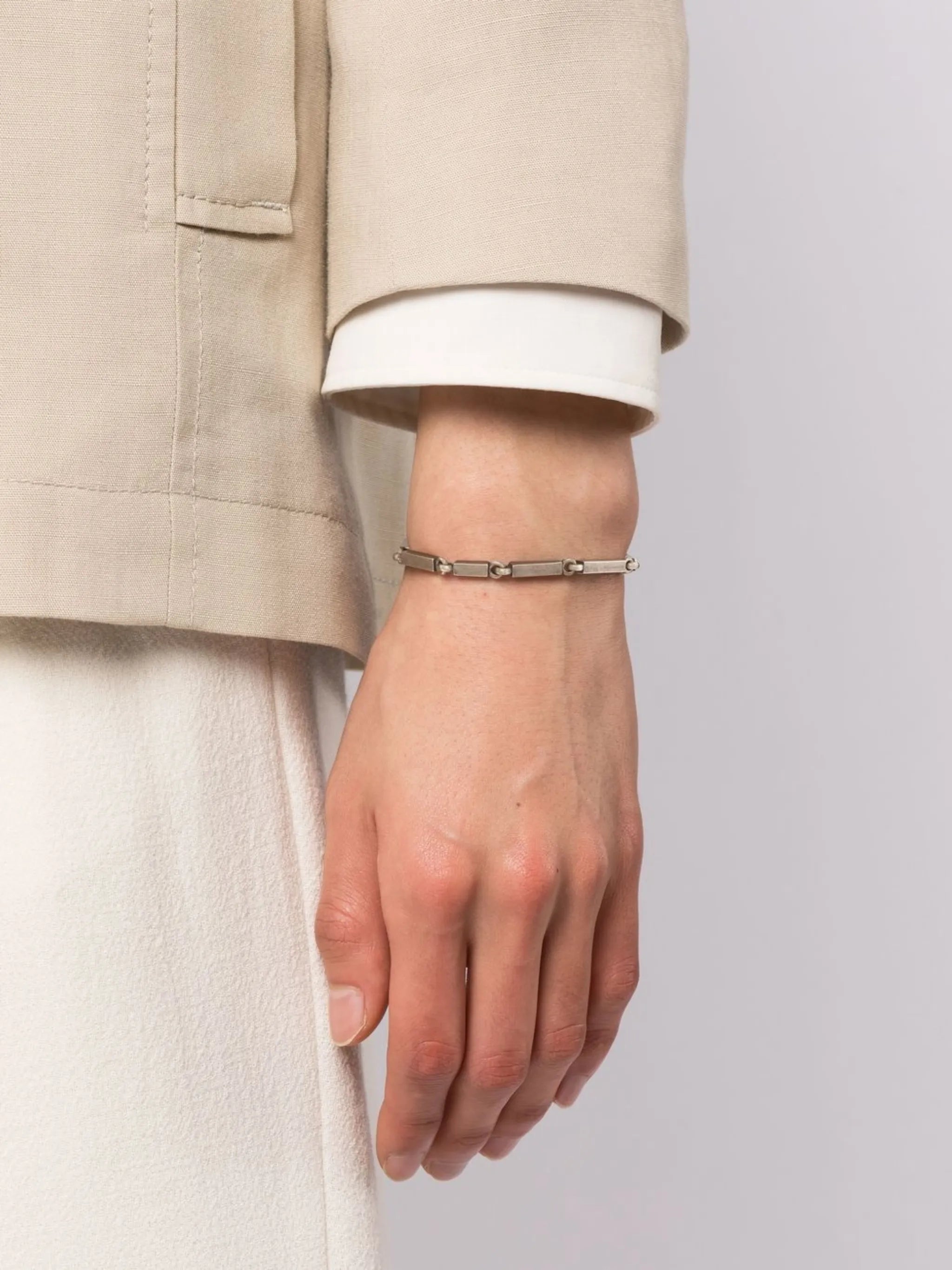 Ovalado link bracelet set