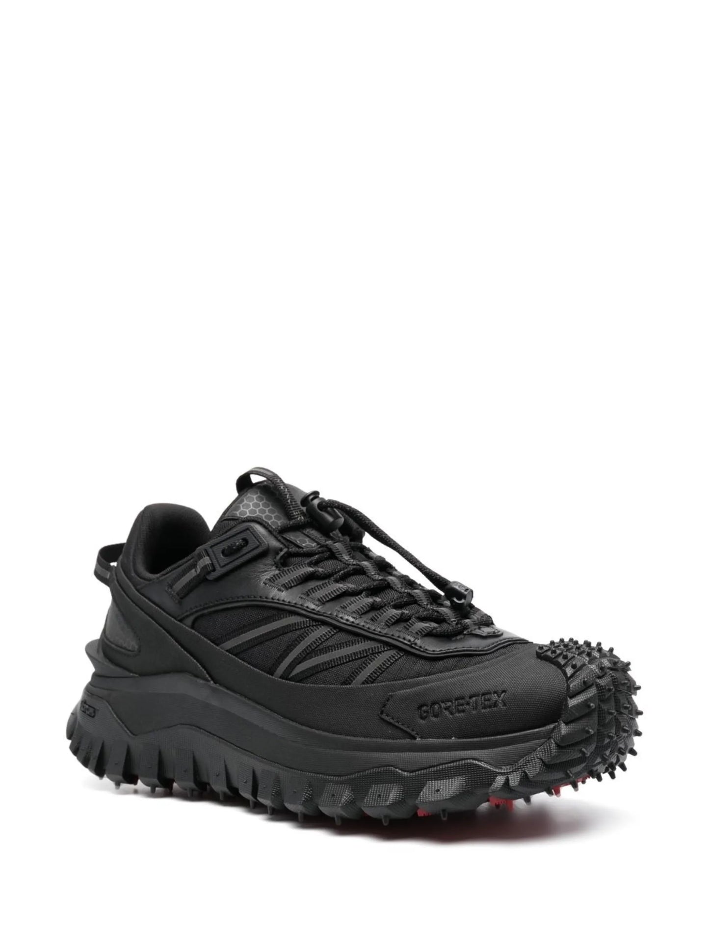 ridged lace-up sneakers