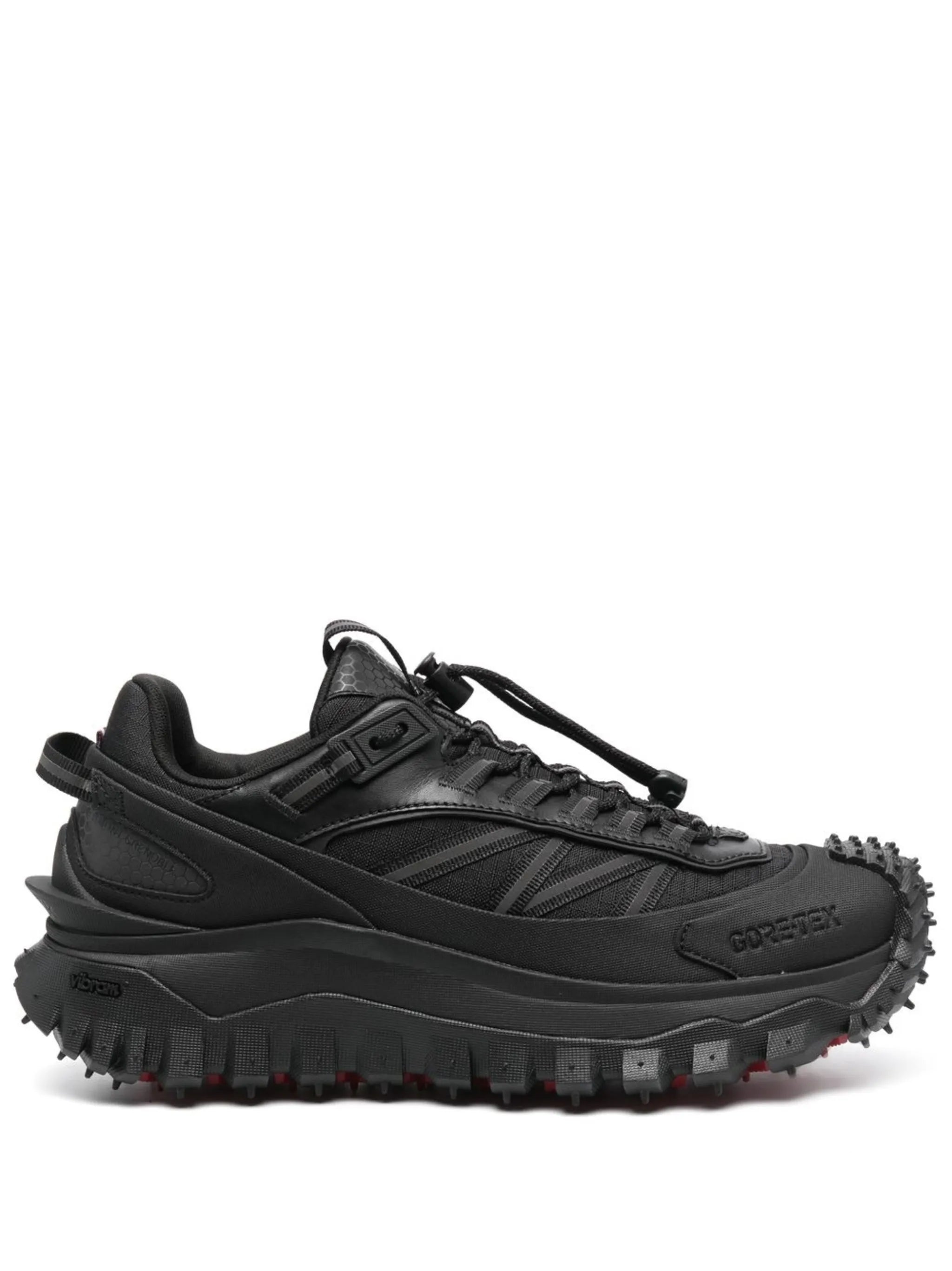 ridged lace-up sneakers