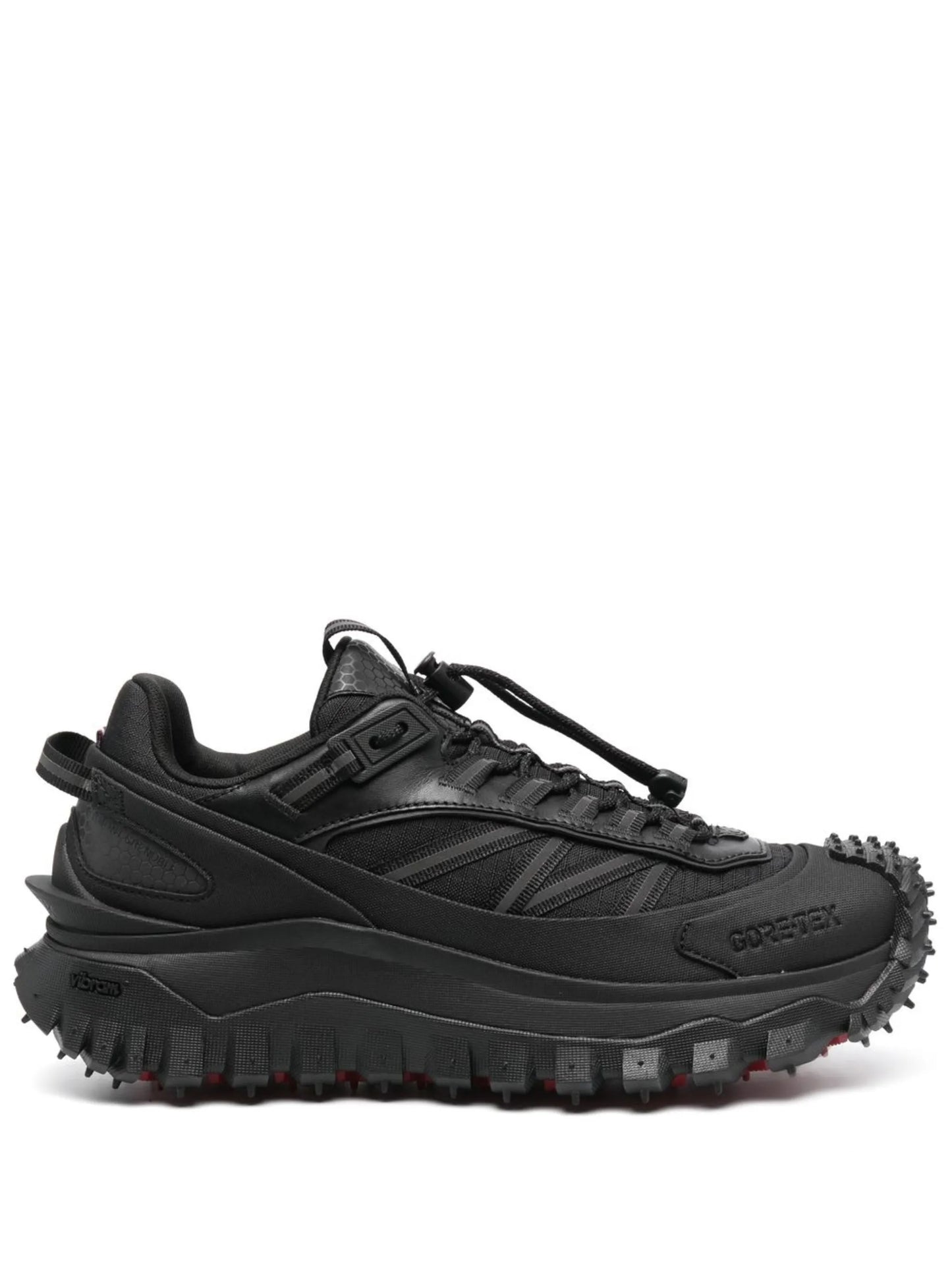 ridged lace-up sneakers