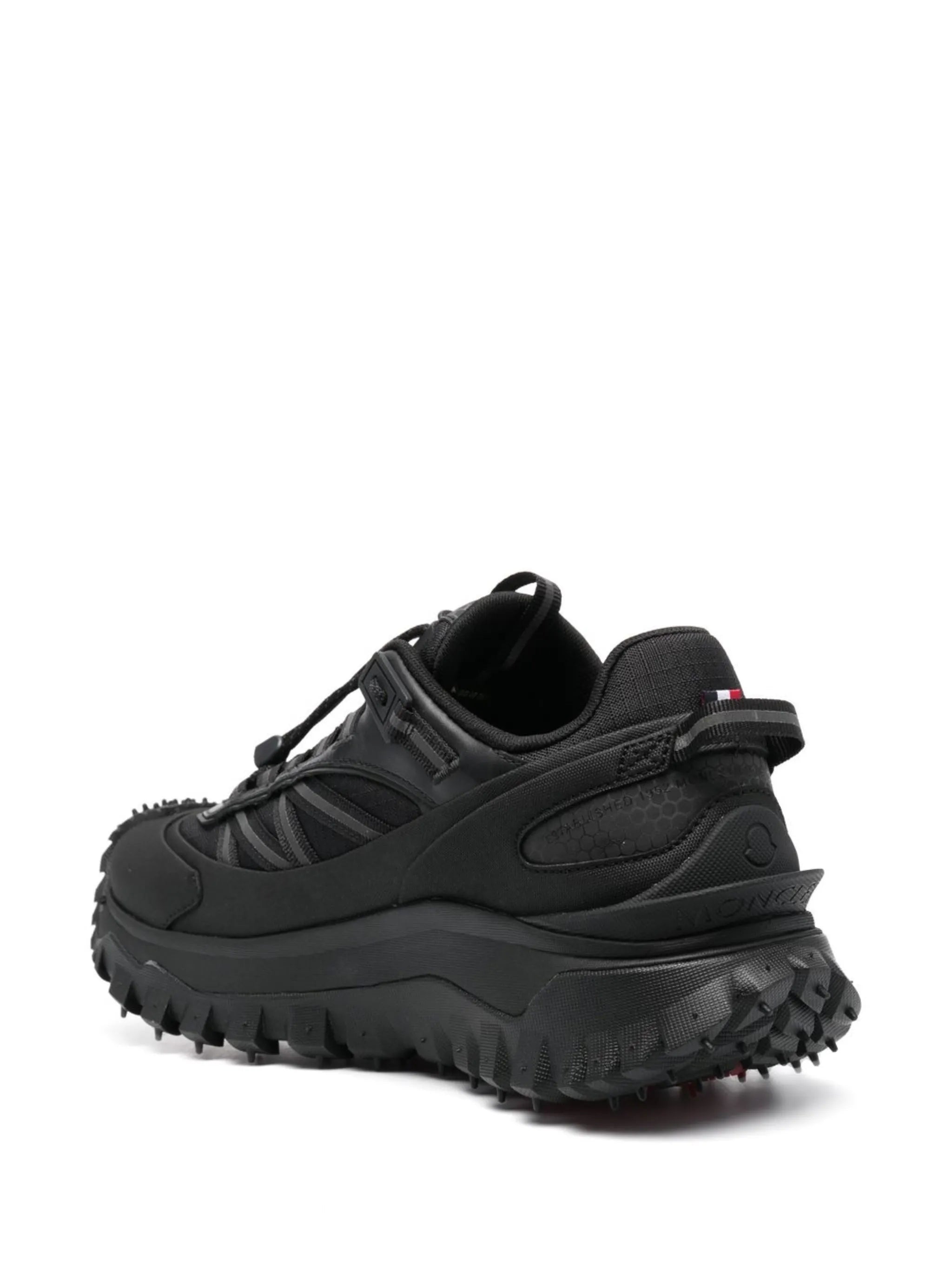 ridged lace-up sneakers