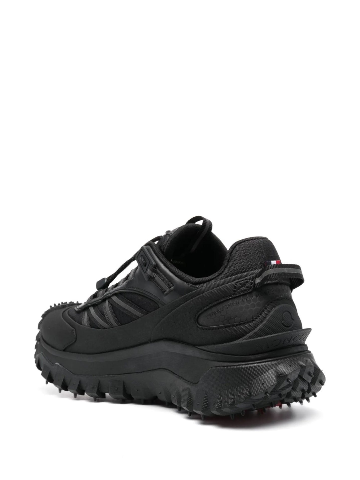 ridged lace-up sneakers
