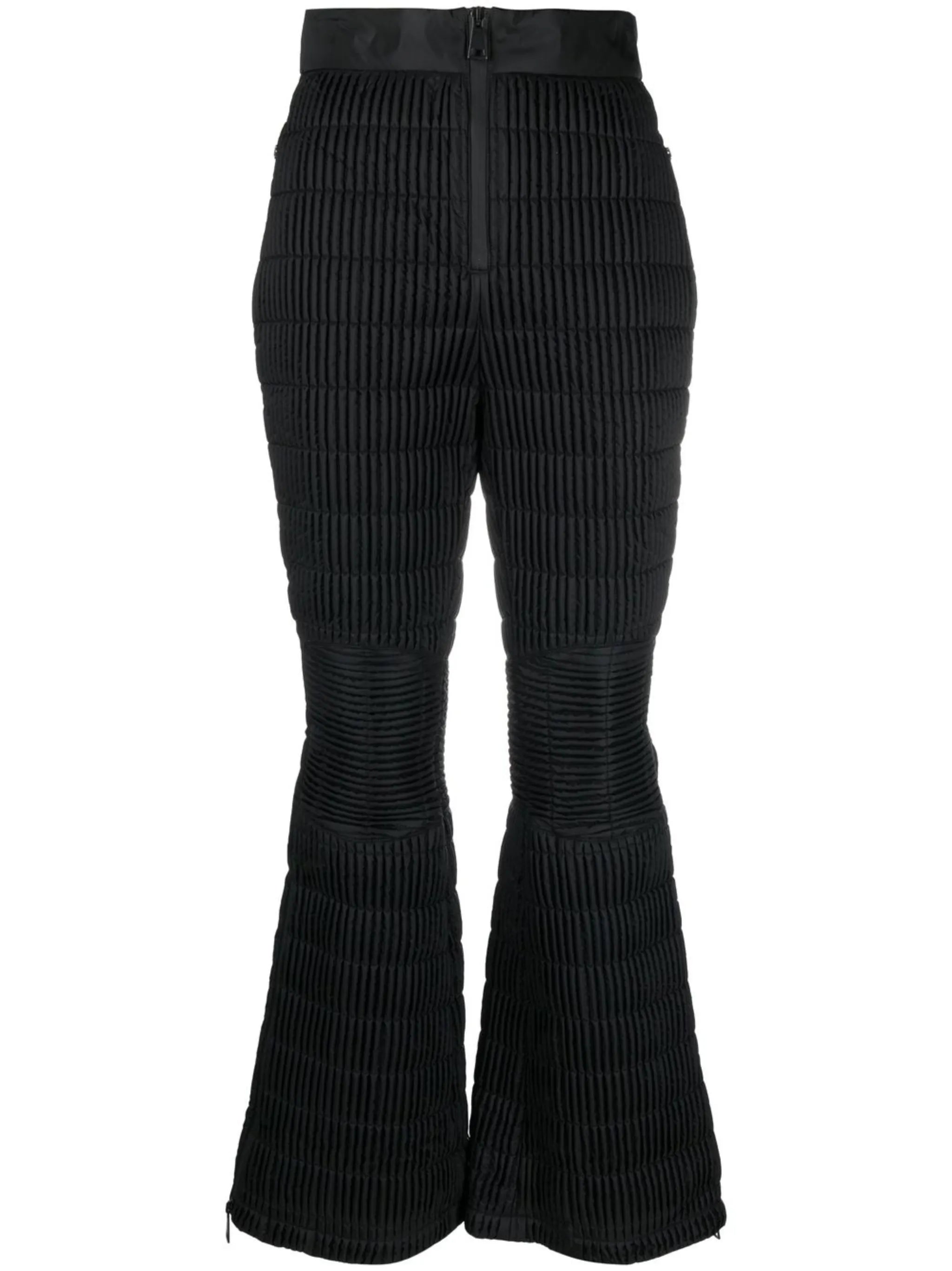 high-waisted padded ski trousers