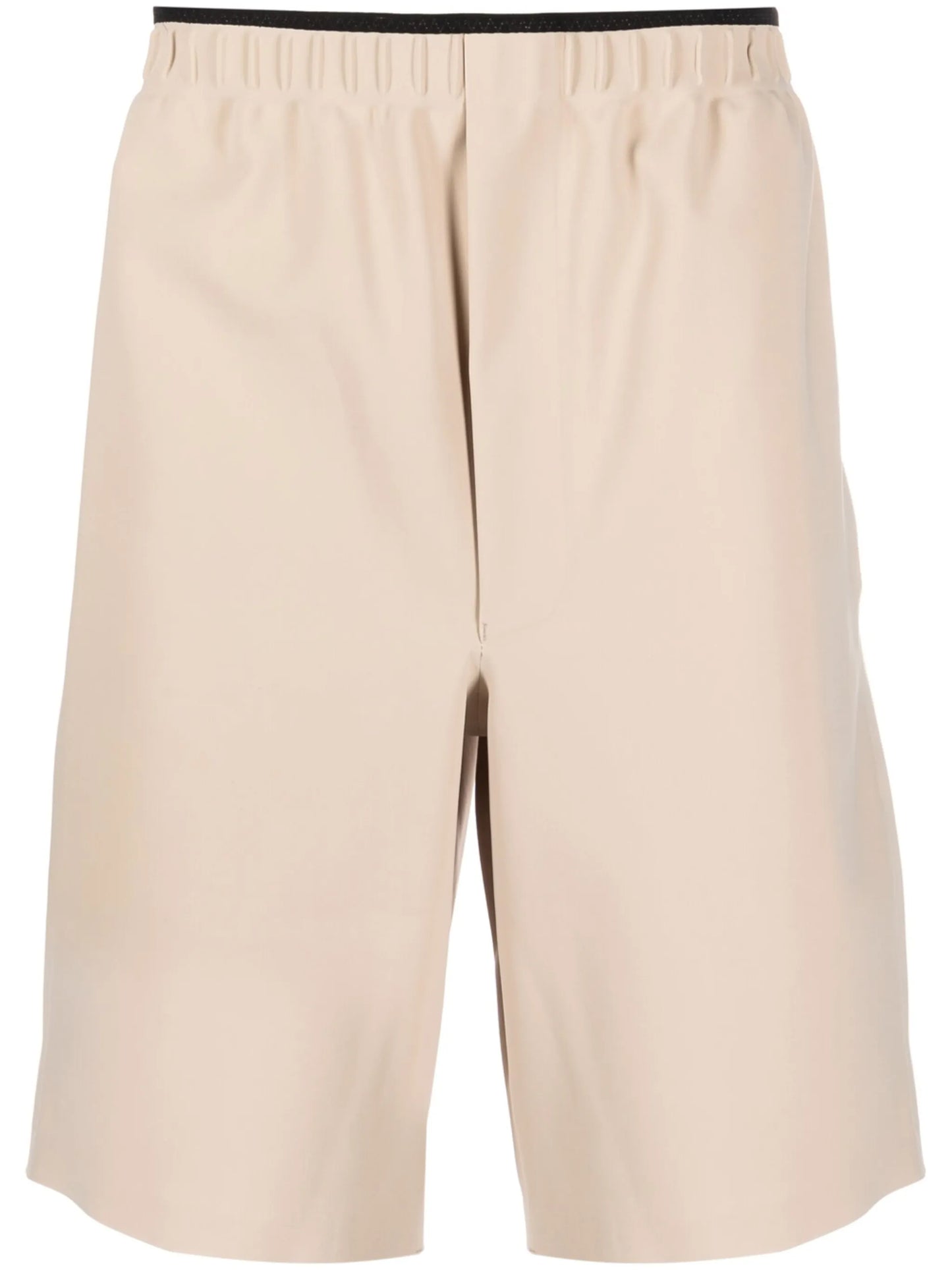 elasticated-waistband shorts