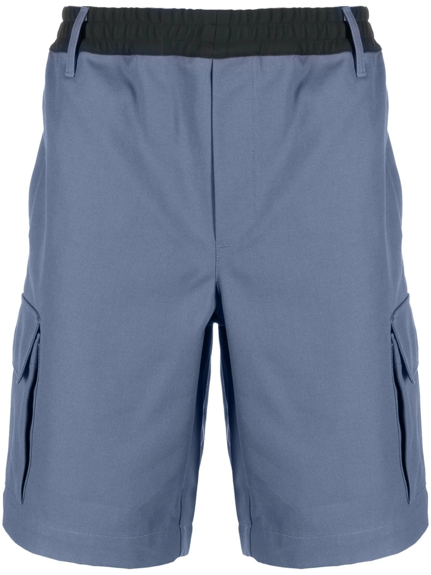 elasticated-waistband cargo shorts