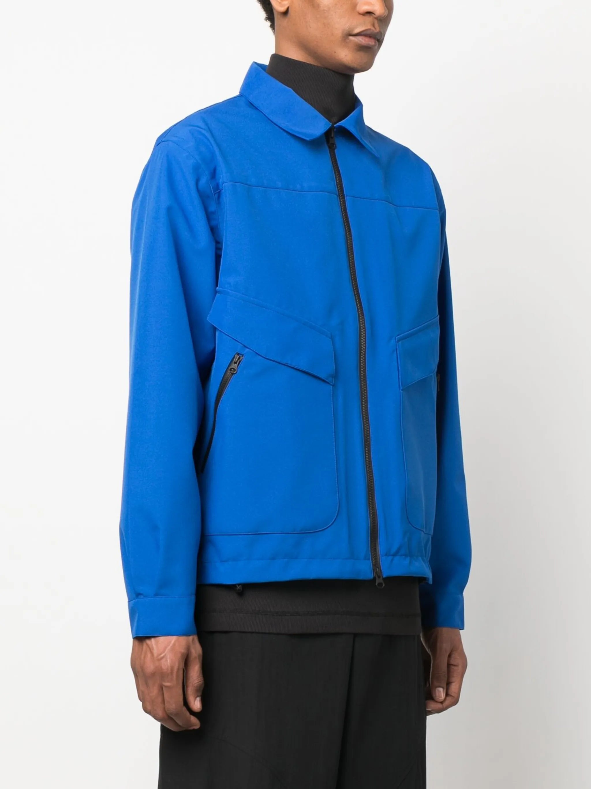 zip-up shirt jacket