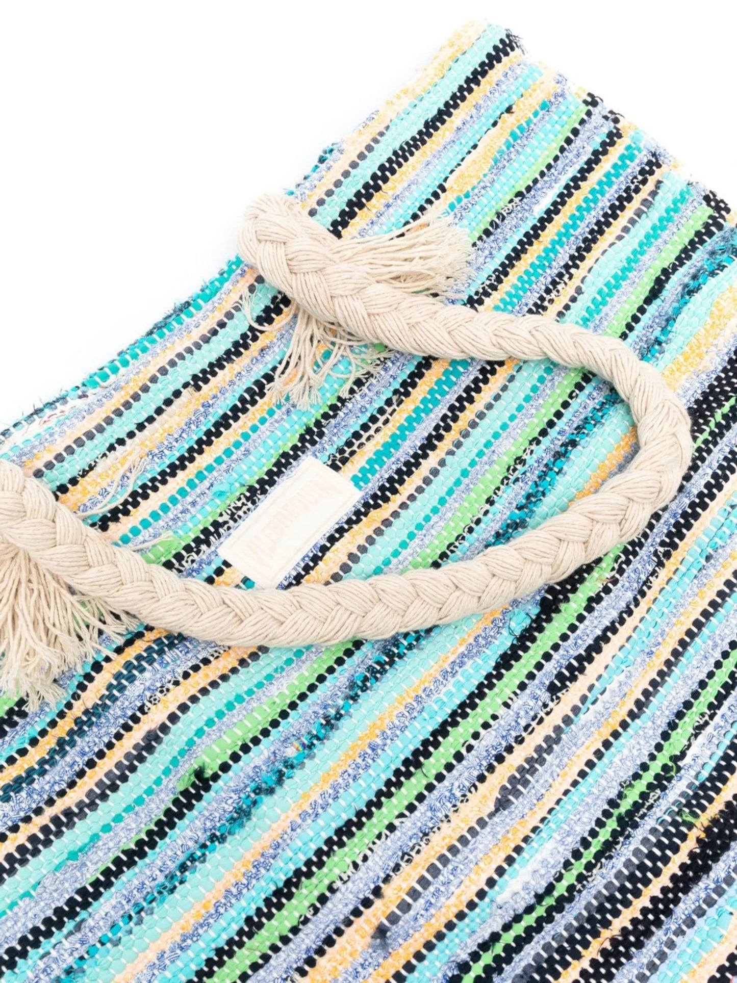 woven rope-detail tote