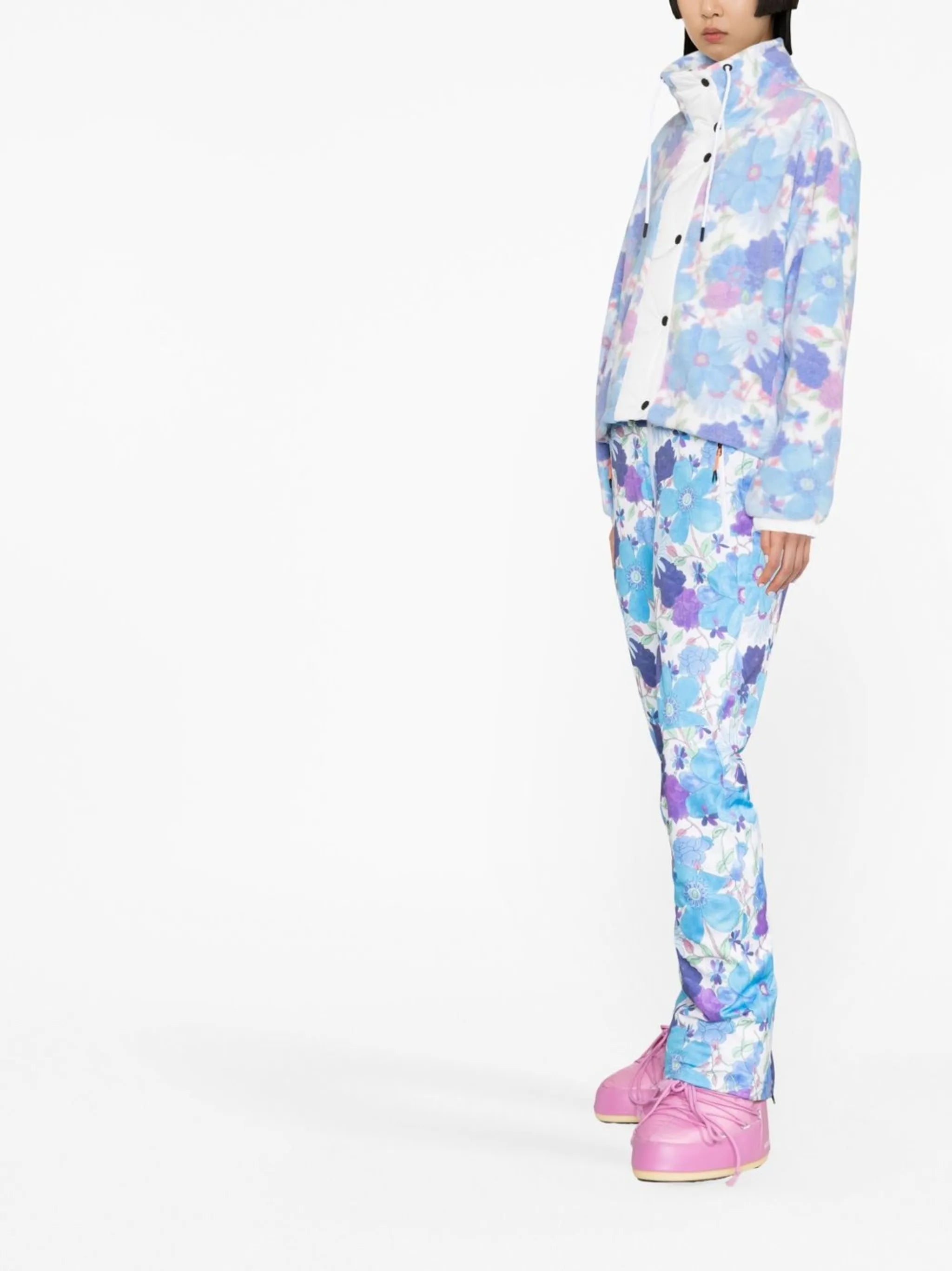 x LoveShackFancy Ninetta Teddy ski jacket