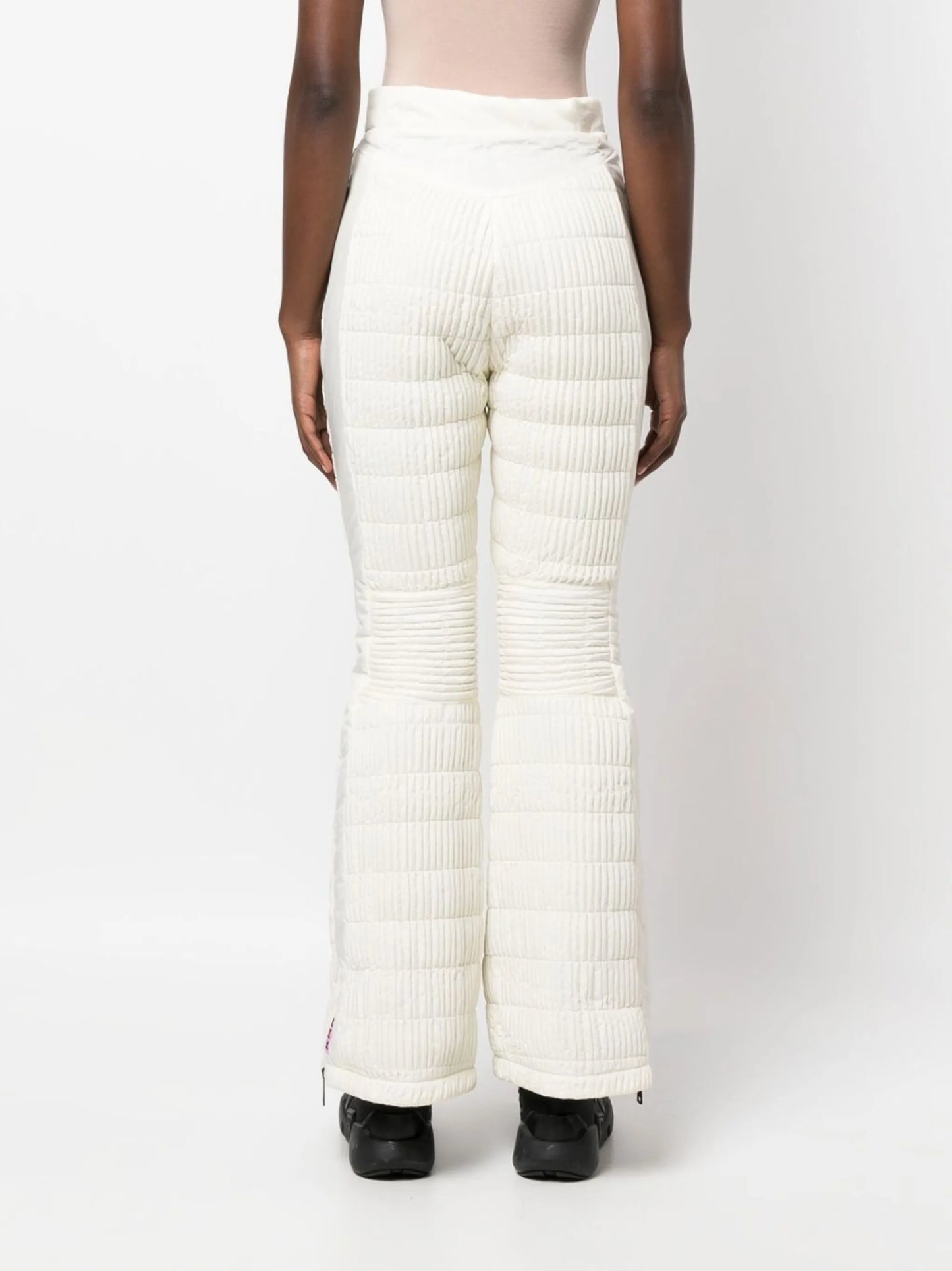 high-waisted padded ski trousers