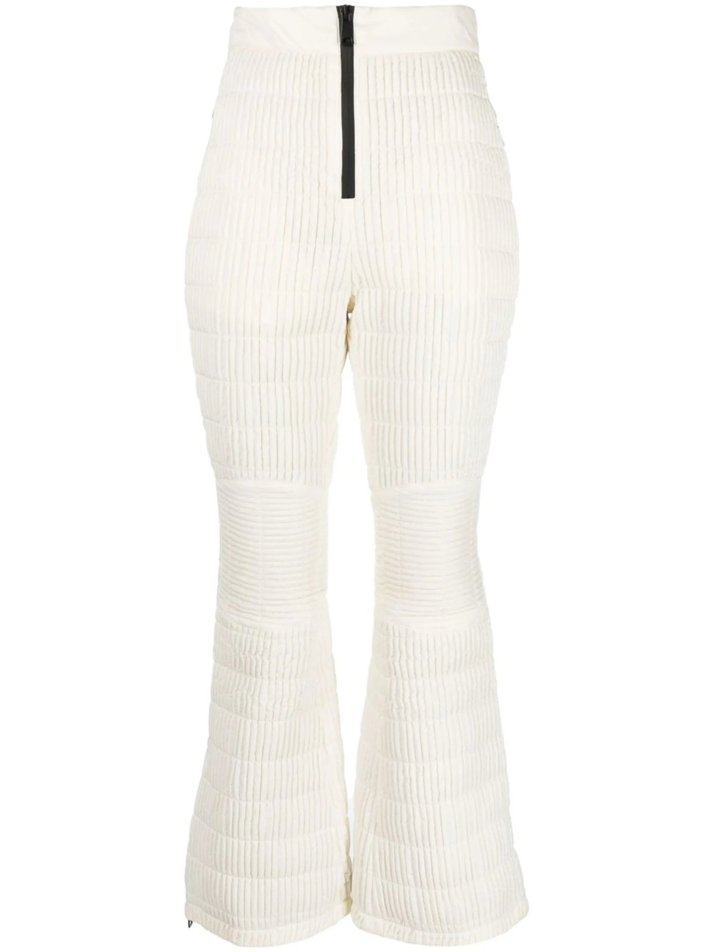 high-waisted padded ski trousers