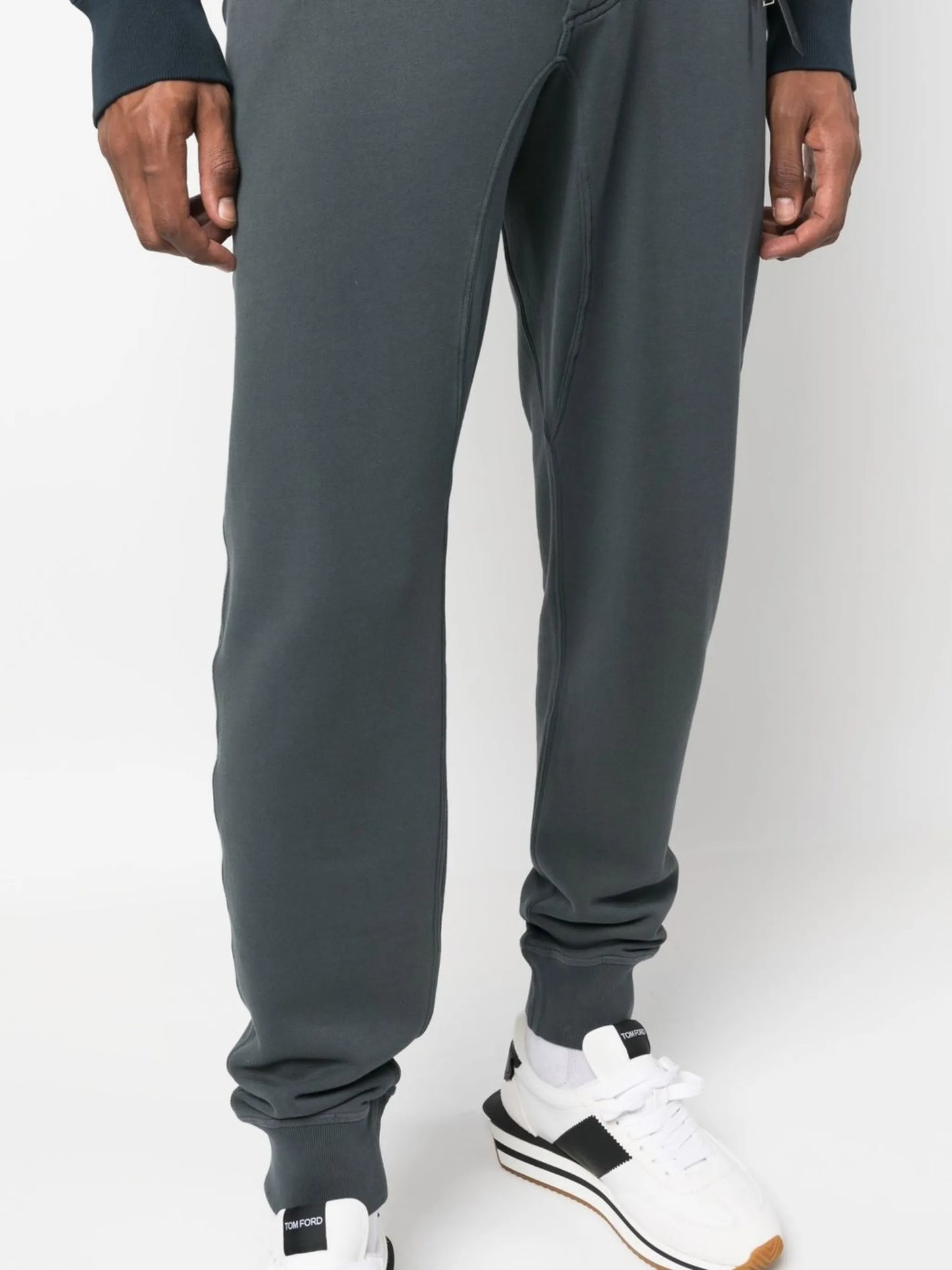 drawstring cotton track pants