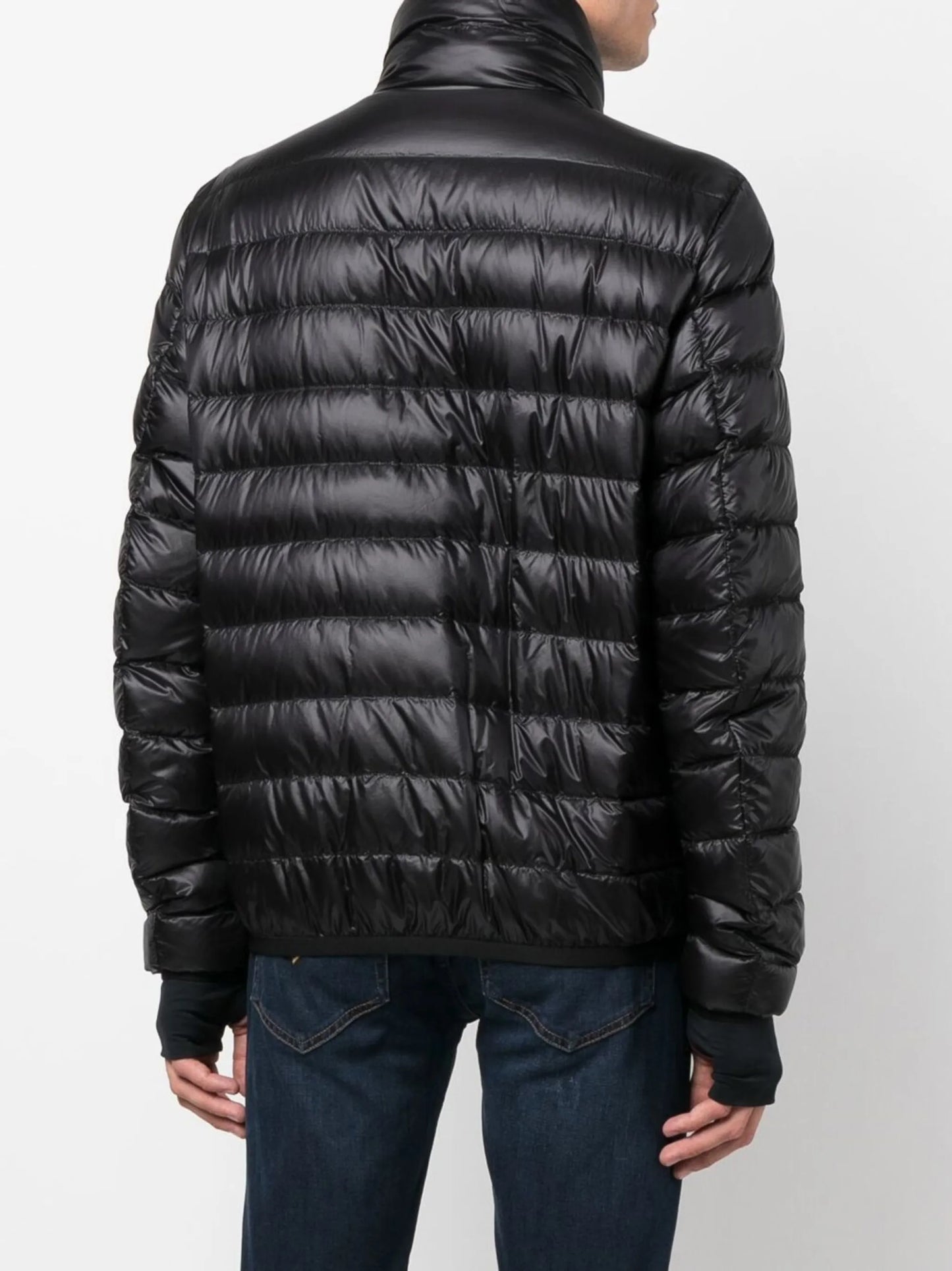 high-neck puffer jacket
