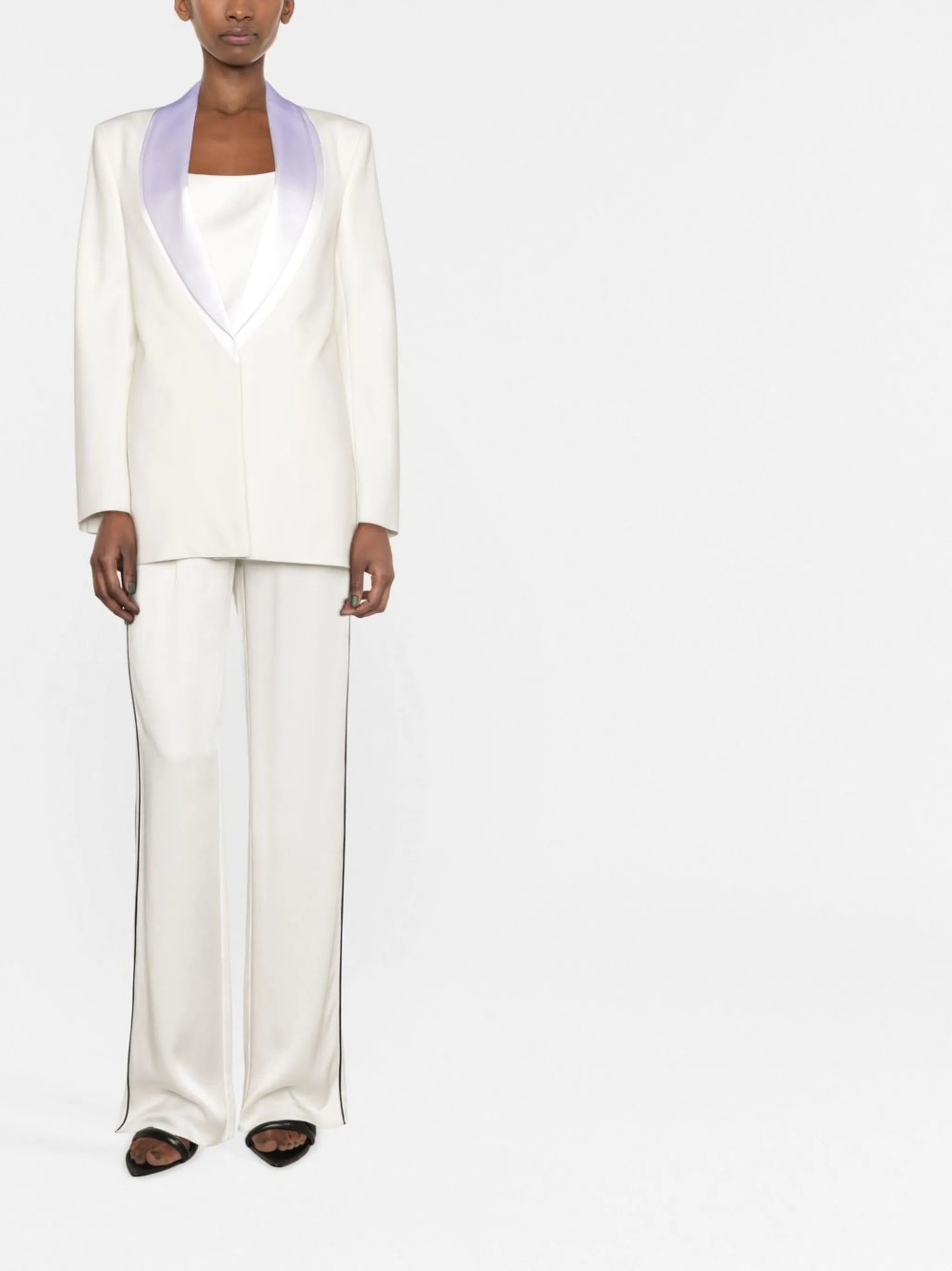 single-breasted tuxedo jacket