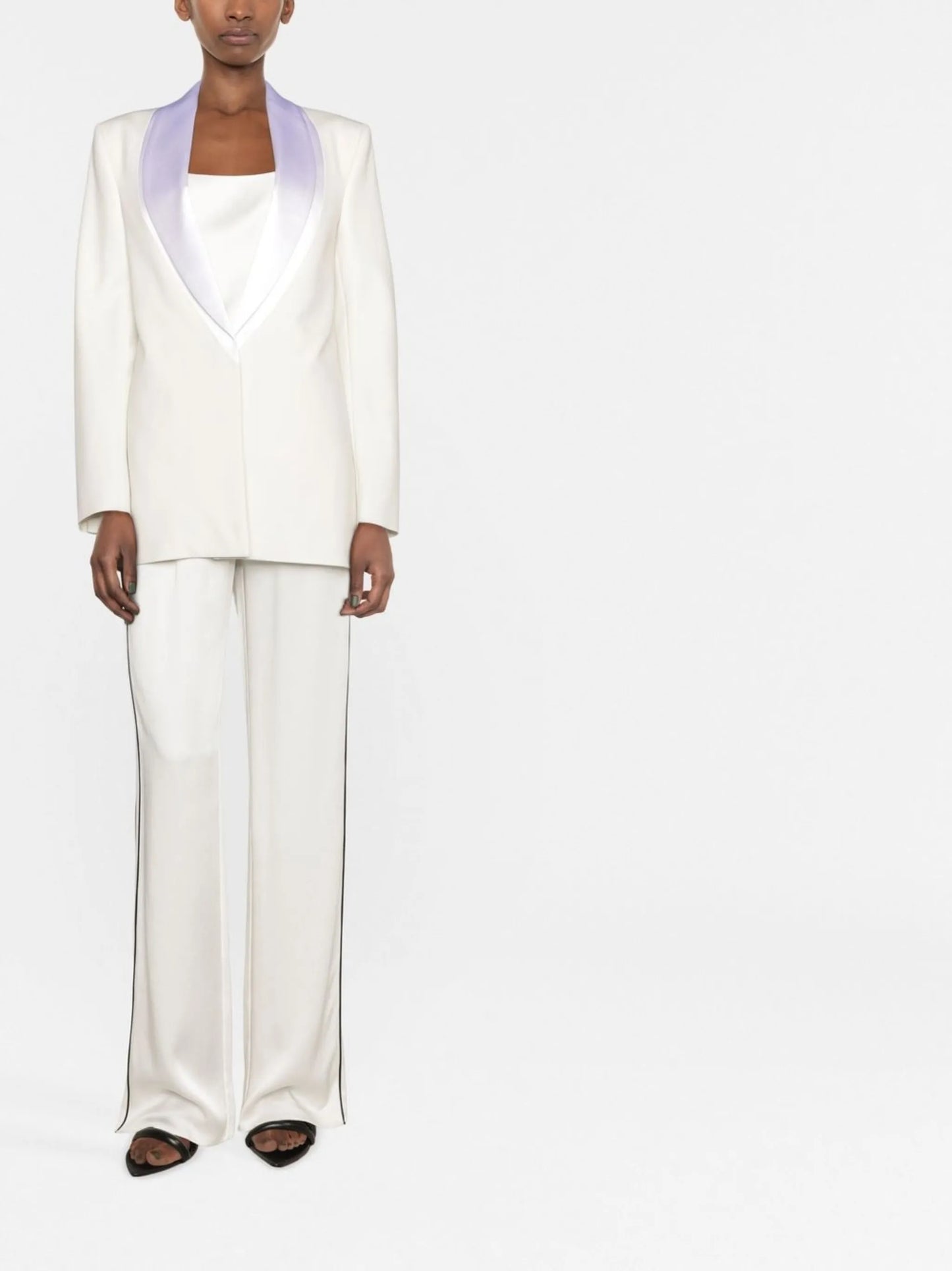 single-breasted tuxedo jacket