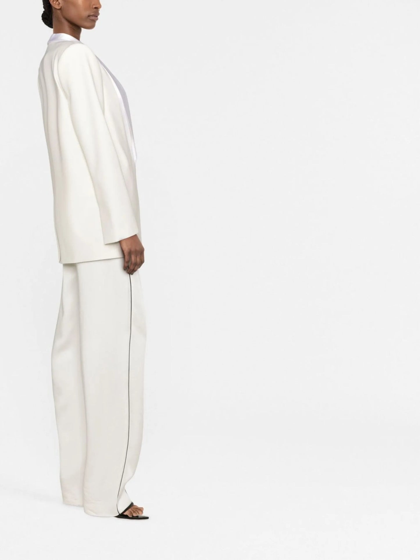 single-breasted tuxedo jacket