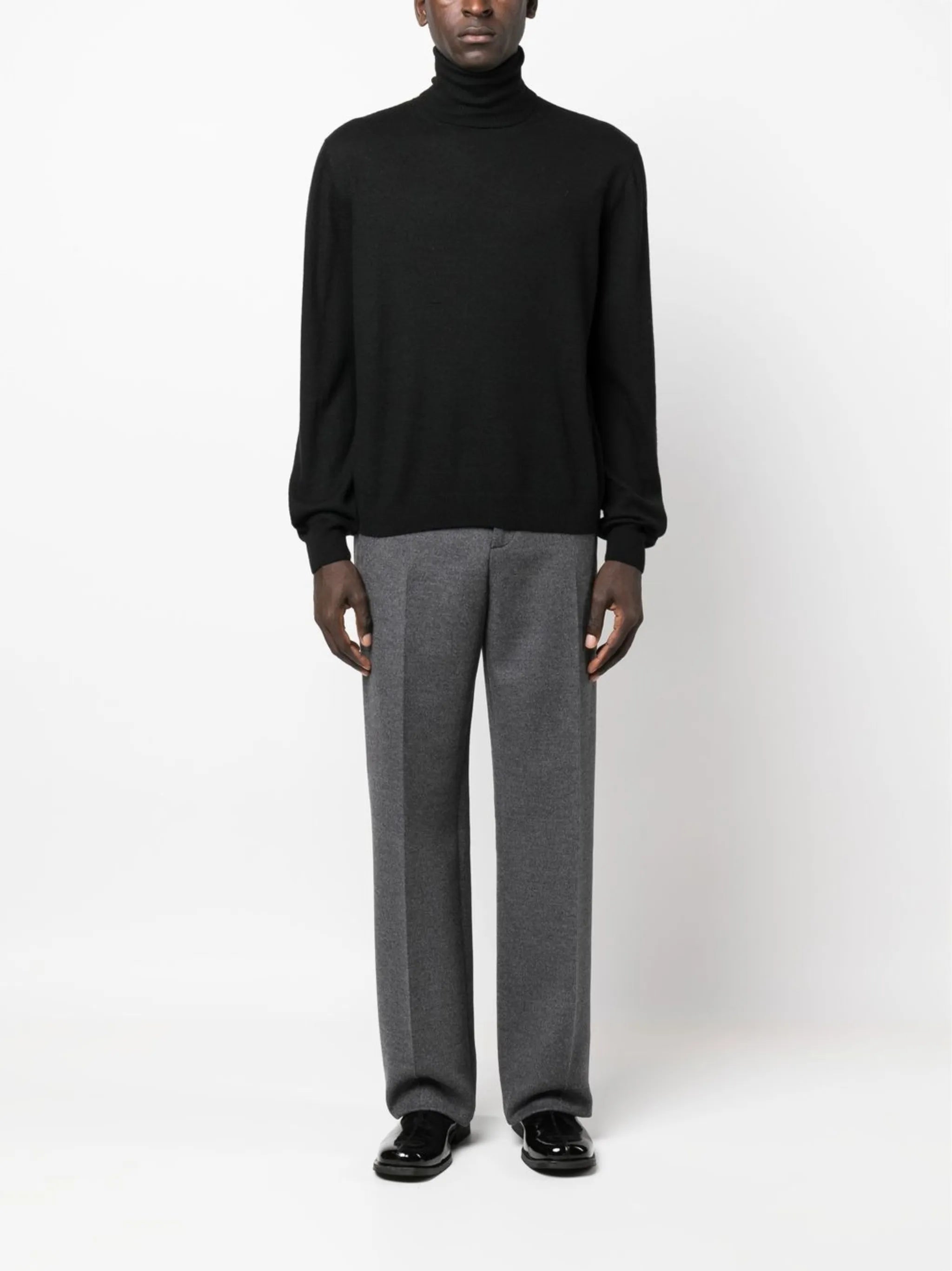 roll neck cashmere jumper