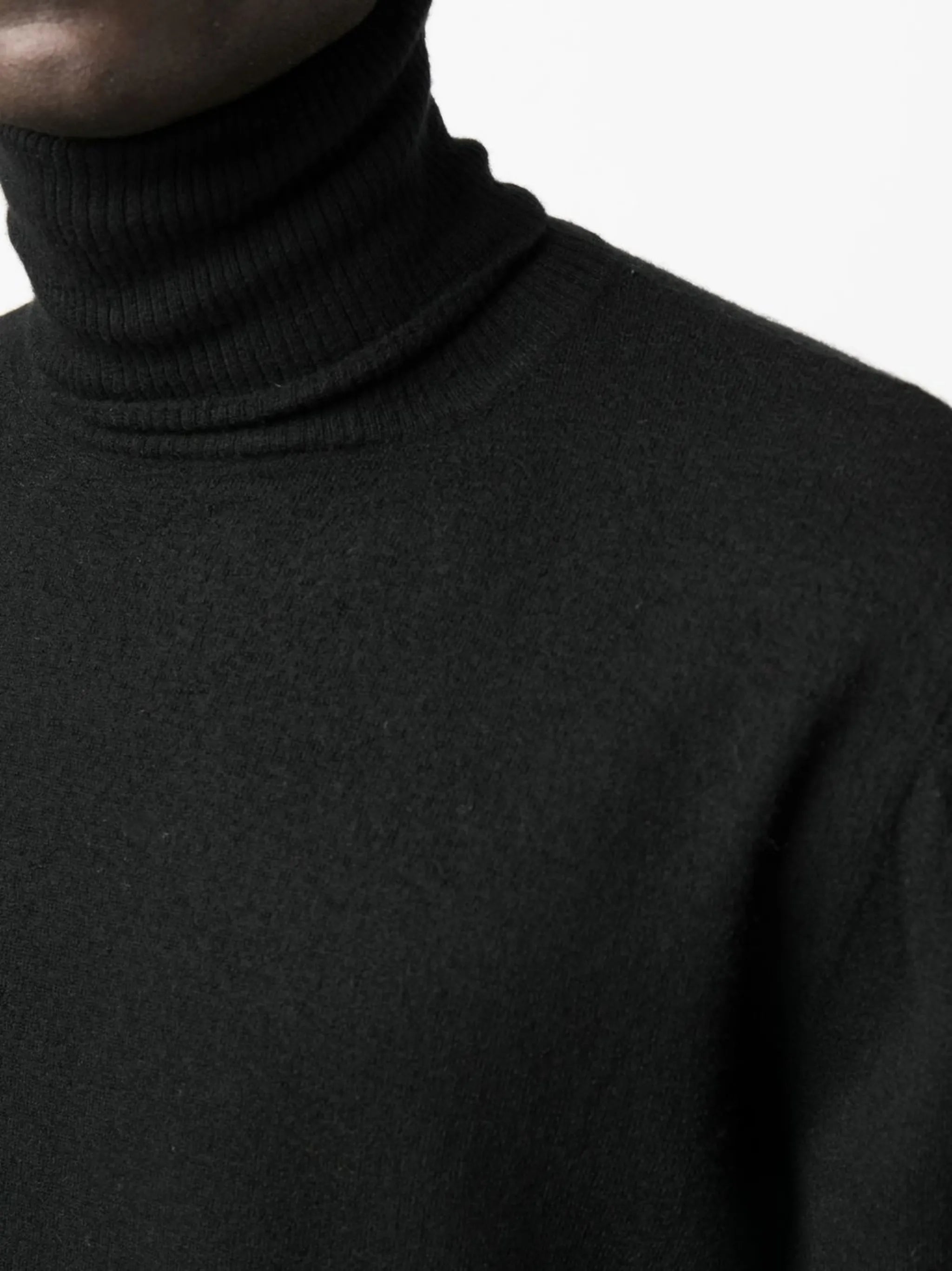 roll neck cashmere jumper