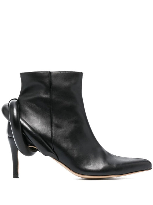 Closer 75mm Puffy Knot ankle boots