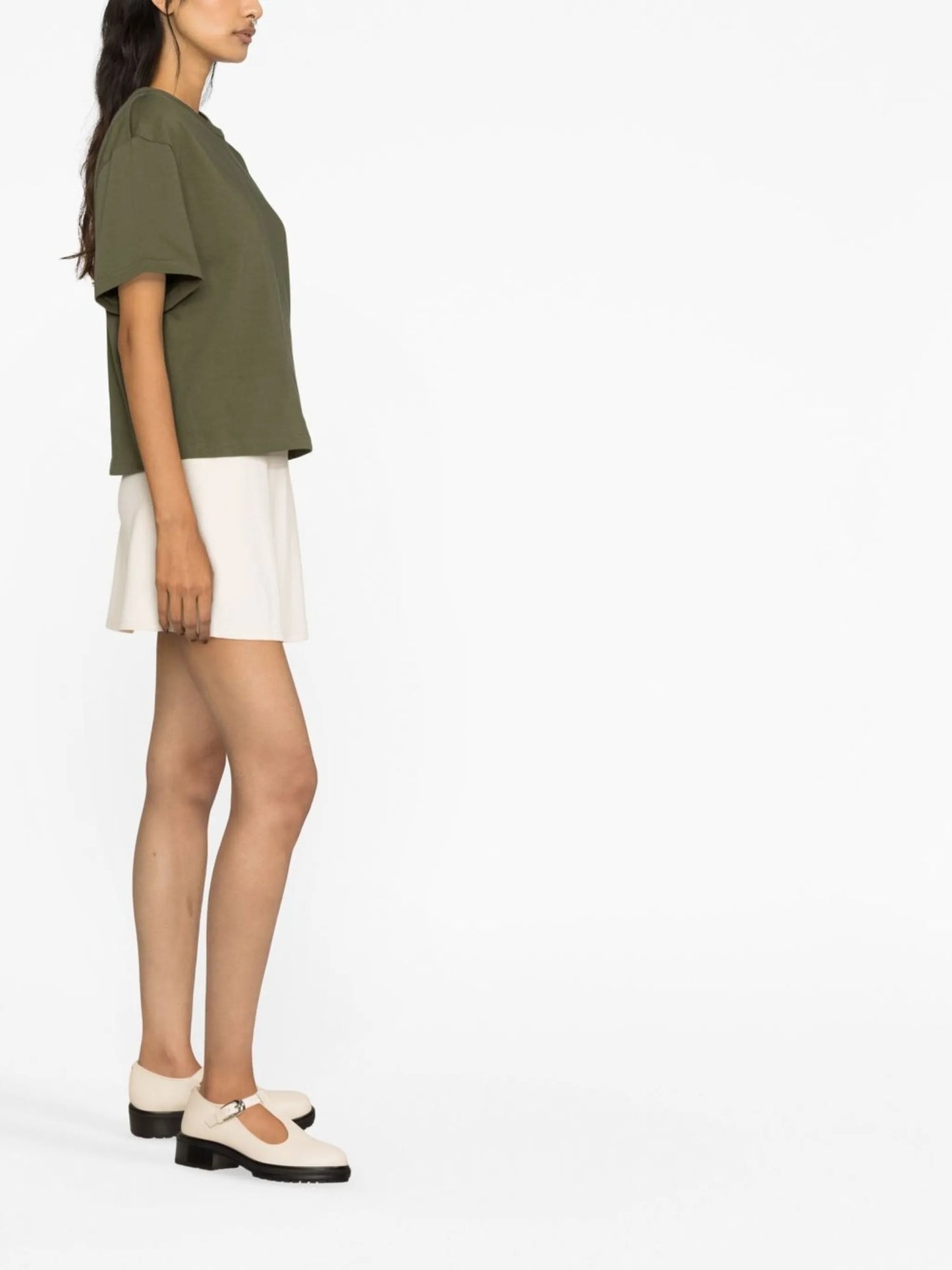 cut-out cotton T-shirt