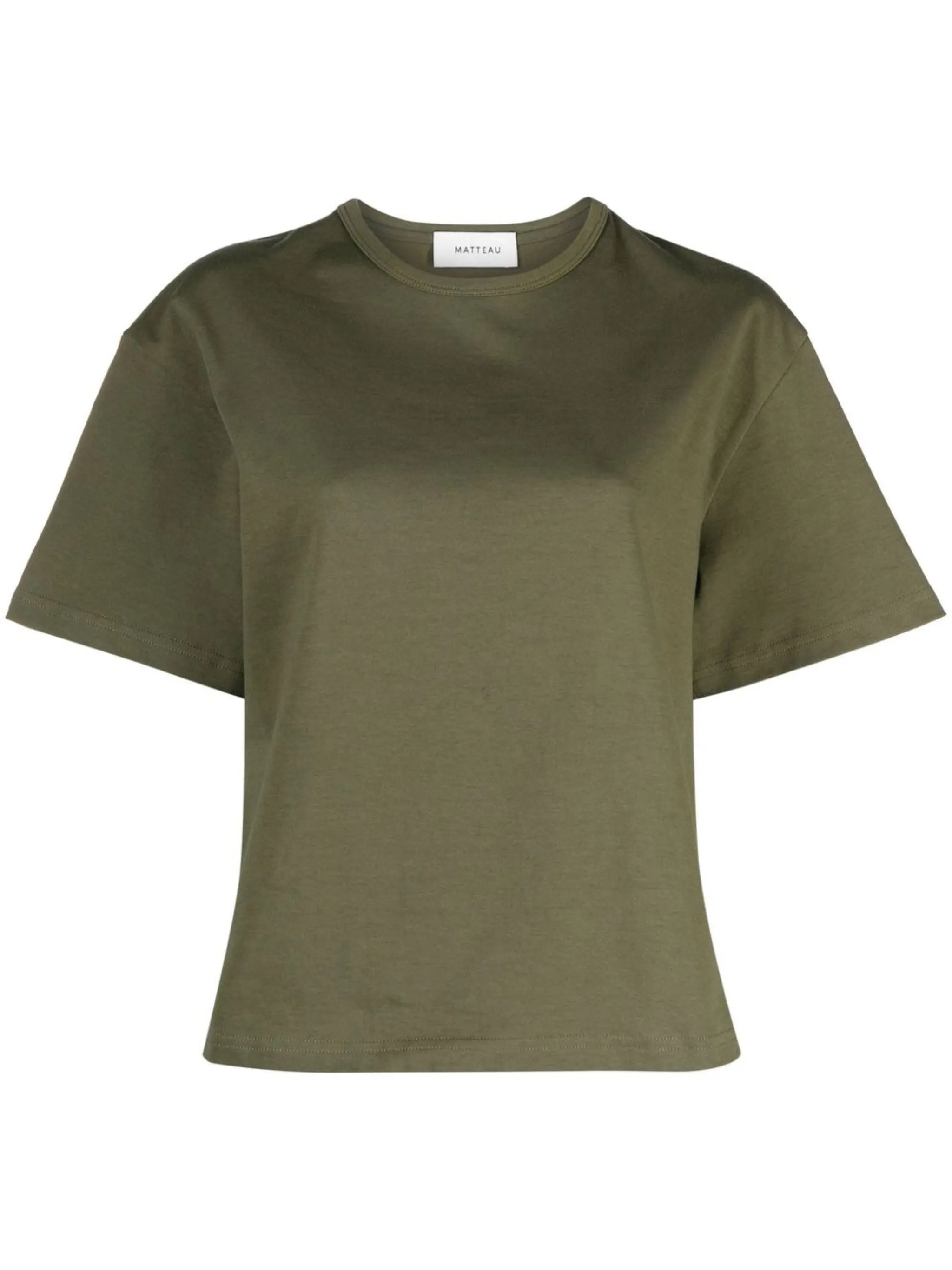 cut-out cotton T-shirt